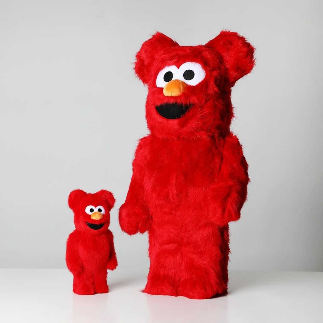 Be@rbrick Elmo costume 2.0 400% , 1000% | LINE SHOPPING