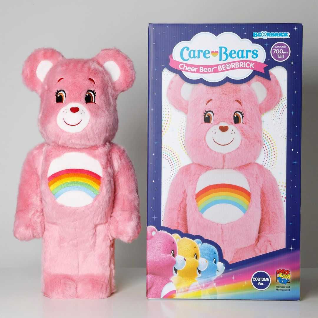 即決 新品・未開封 1000% BE@RBRICK Cheer Bear Costume Ver. MEDICOM TOY ベアブリック ケアベア コスチューム メディコム トイ