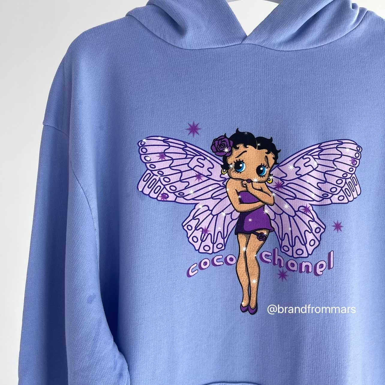 Mega Yacht Betty Boop Motorcycle Hoodie 