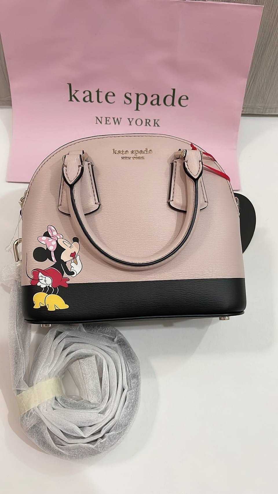 Kate Spade New York X Minnie Mouse Mini Dome Satchel Purse