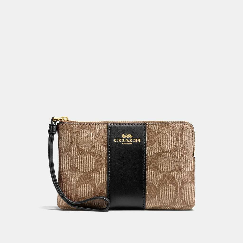Coach F58035 Corner Zip Wristlet IMCBI Im
