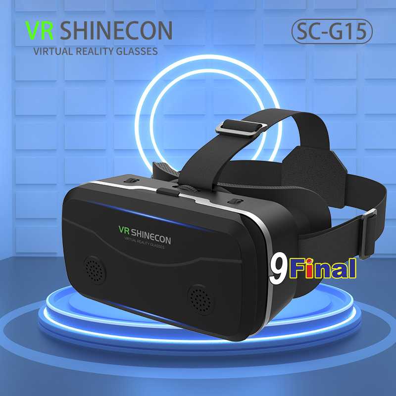 แว่น Vr 3D Vr Shinecon G15 3D Virtual Reality Glasses ดูหนัง ฟังเพลง  ใส่มือถือได้4.7-7.2นิ้ว(สีดำ) | Line Shopping