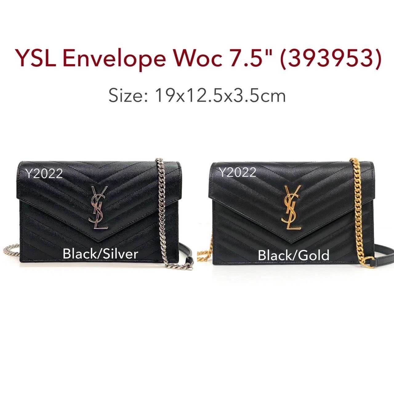 Ysl envelope online woc 7.5