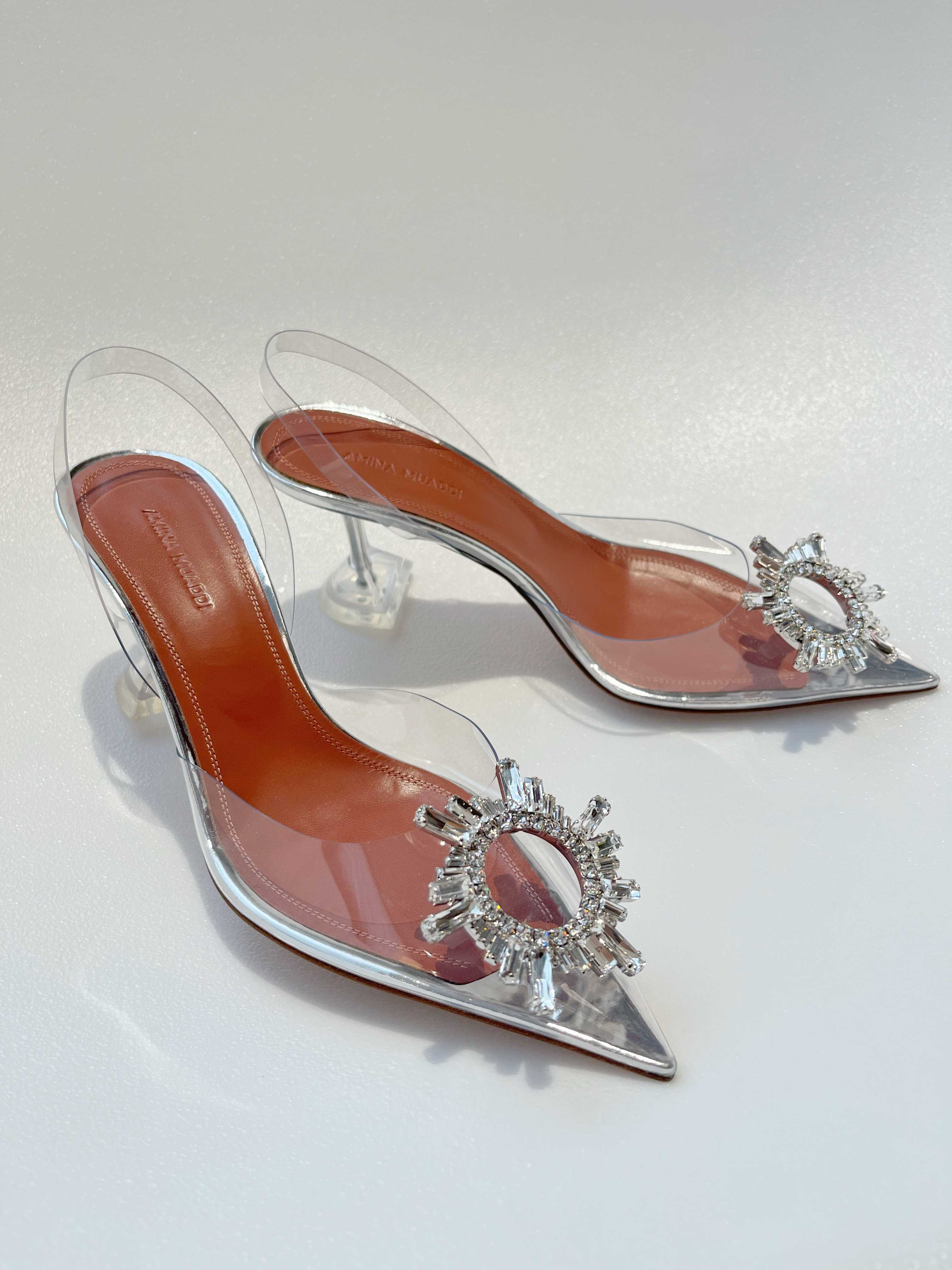 Begum discount glass slingback