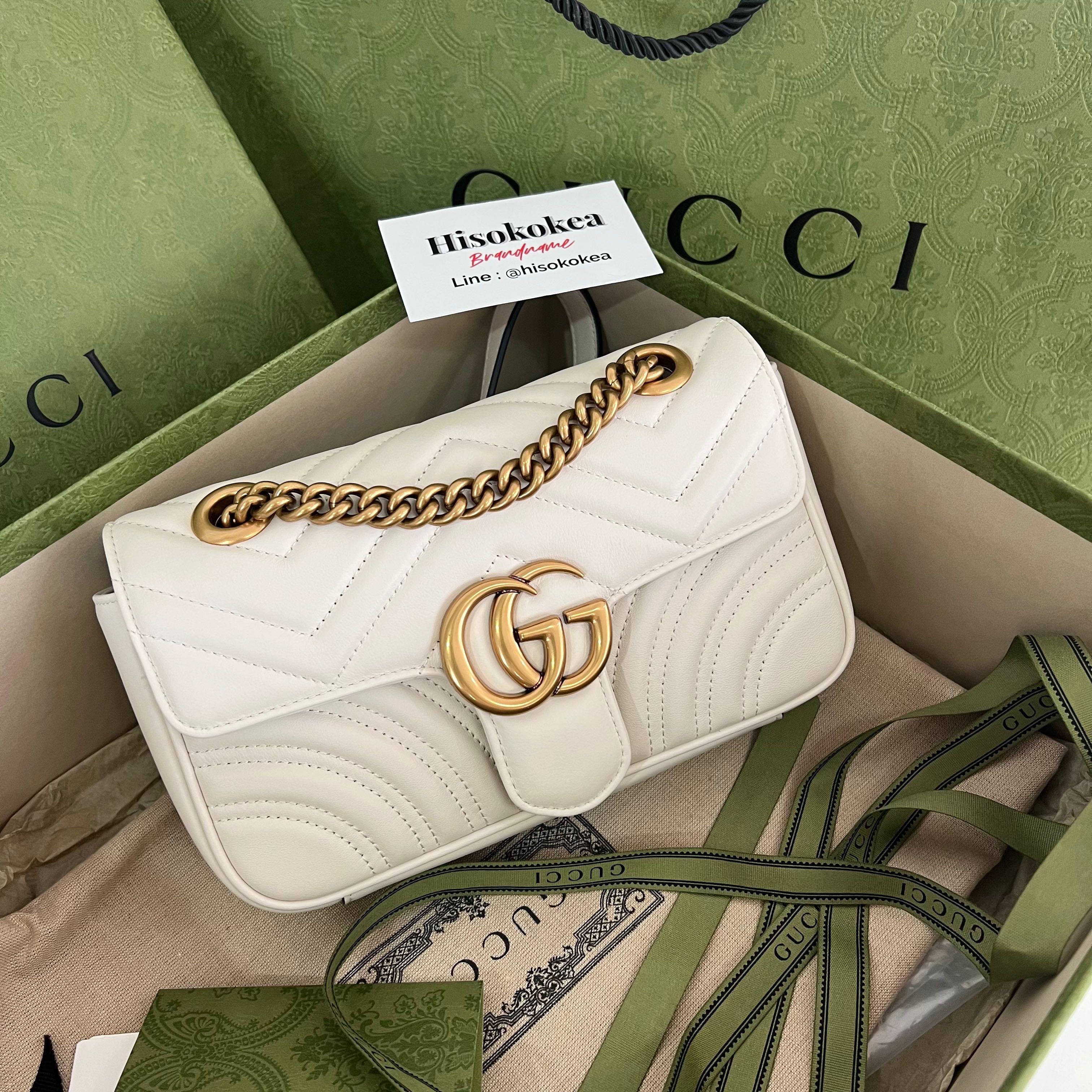 Gucci marmont mini deals size in cm