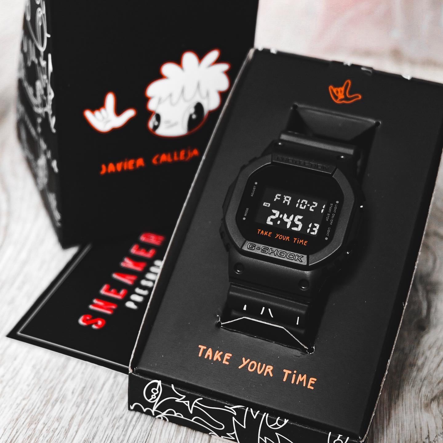 G Shock DW 5600 x 2G x Javier Calleja LINE SHOPPING