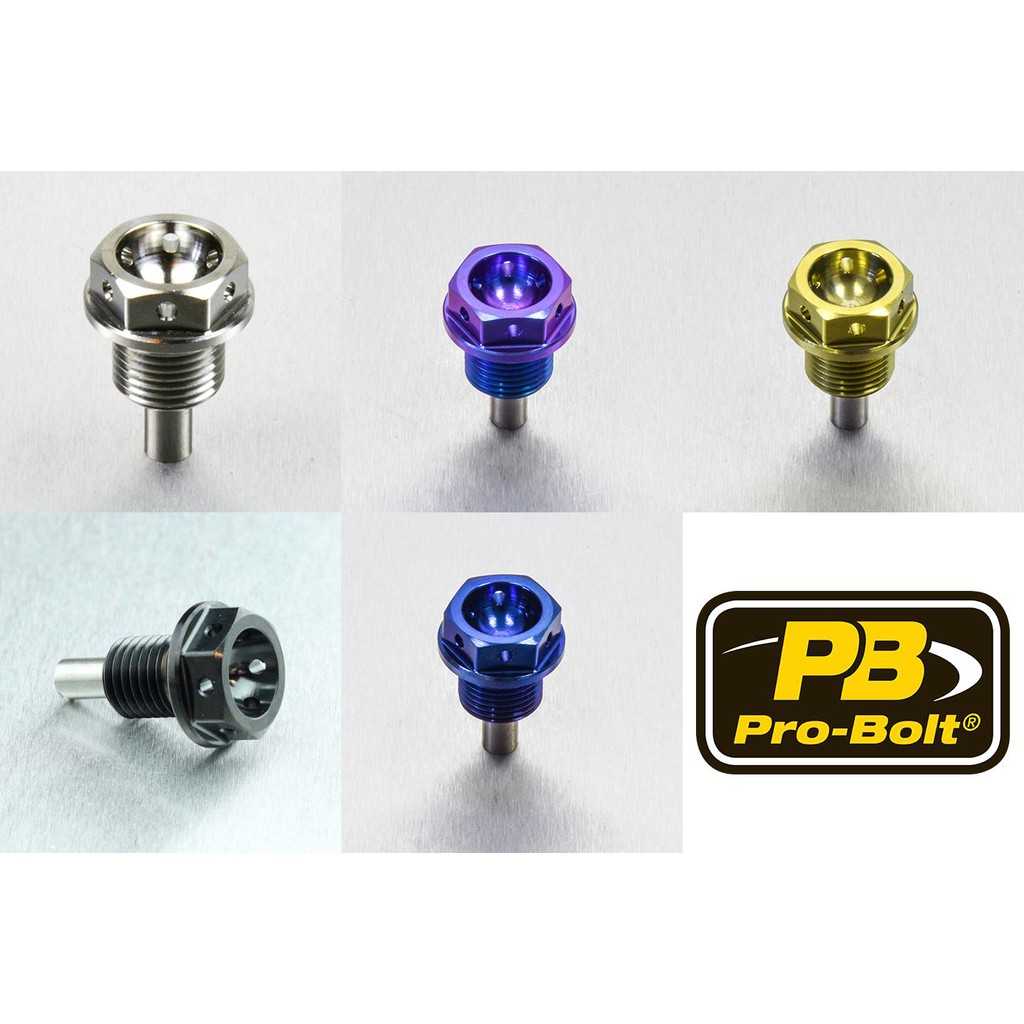 Pro-Bolt ไทเทเนี่ยม น็อตแม่เหล็กถ่ายน้ำมันเครื่อง M14 x (1.50mm) x 12mm ...