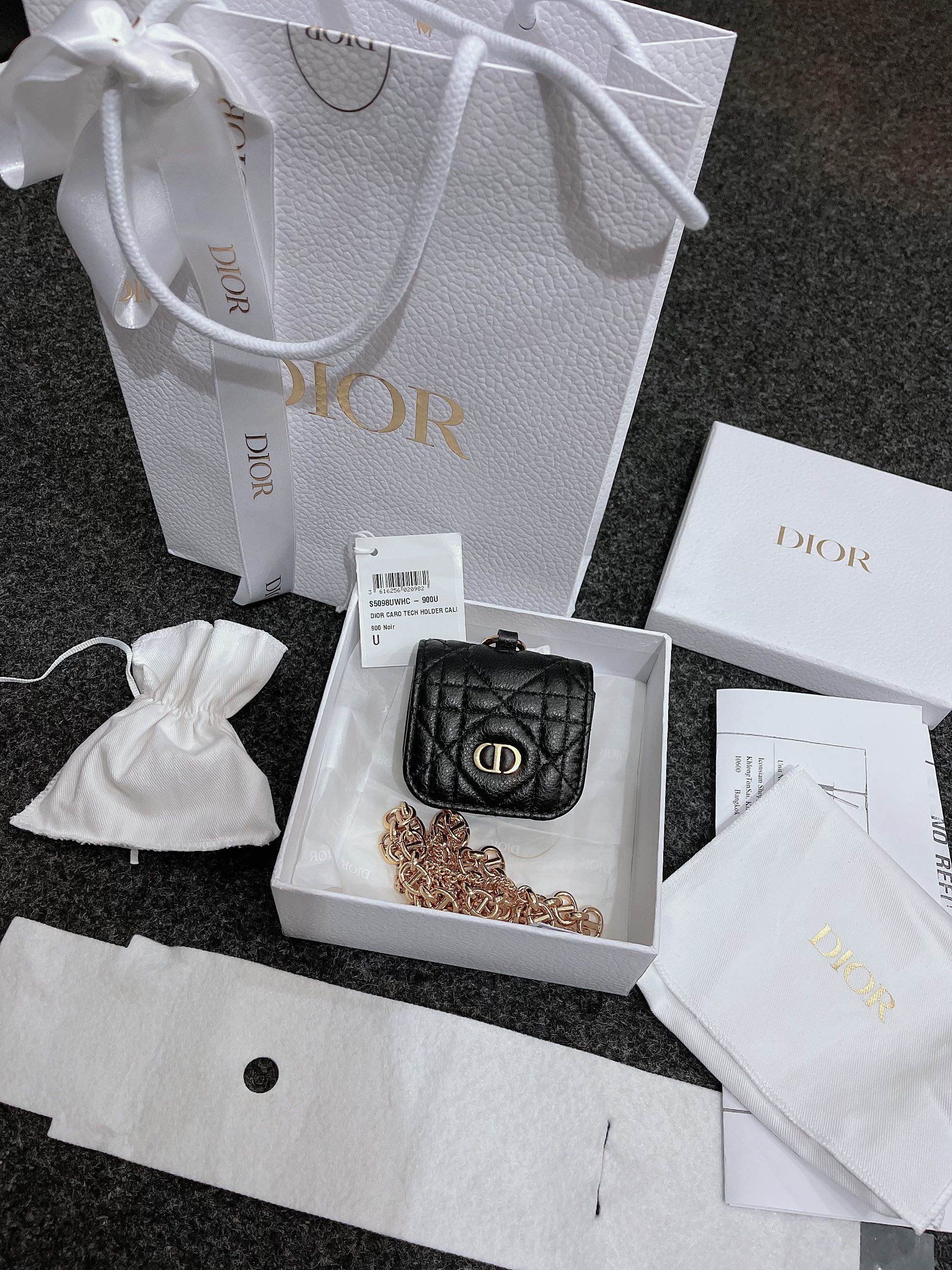 Dior Caro necklace case for AirPods Pro case / shop Thai 2021