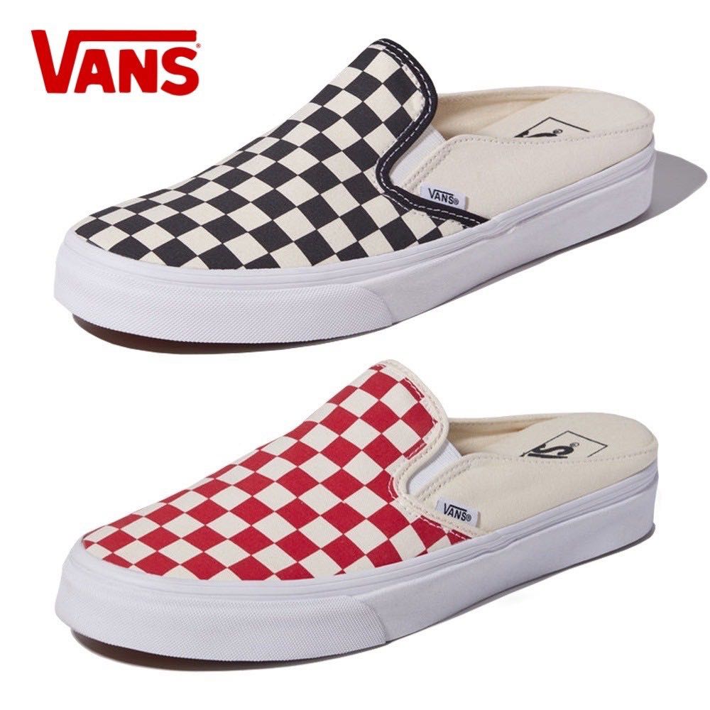 Vans Classic SlipOn Mule Checkerboard Size ถามแอดมินคะ LINE SHOPPING