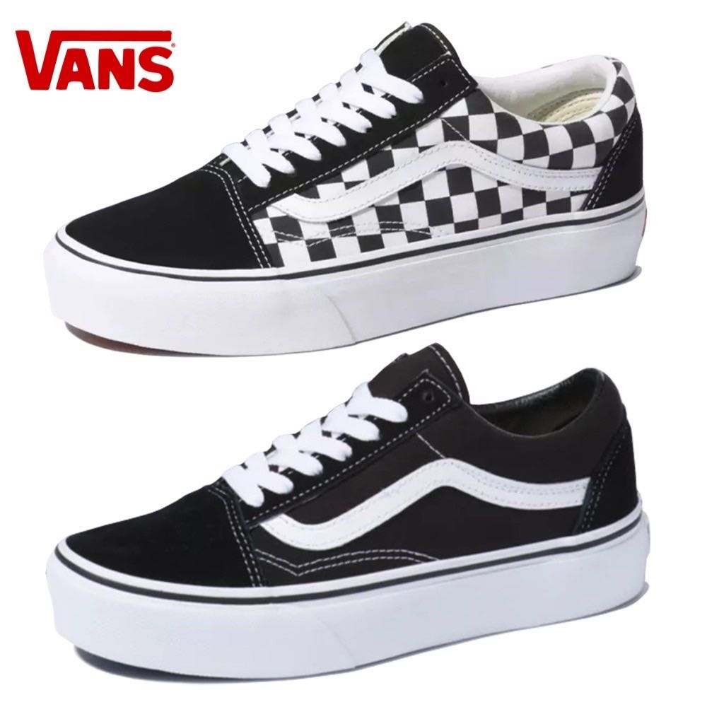 Vans Old Skool Platform / Checkerboard Old Skool Platform Size ถามแอดมิ