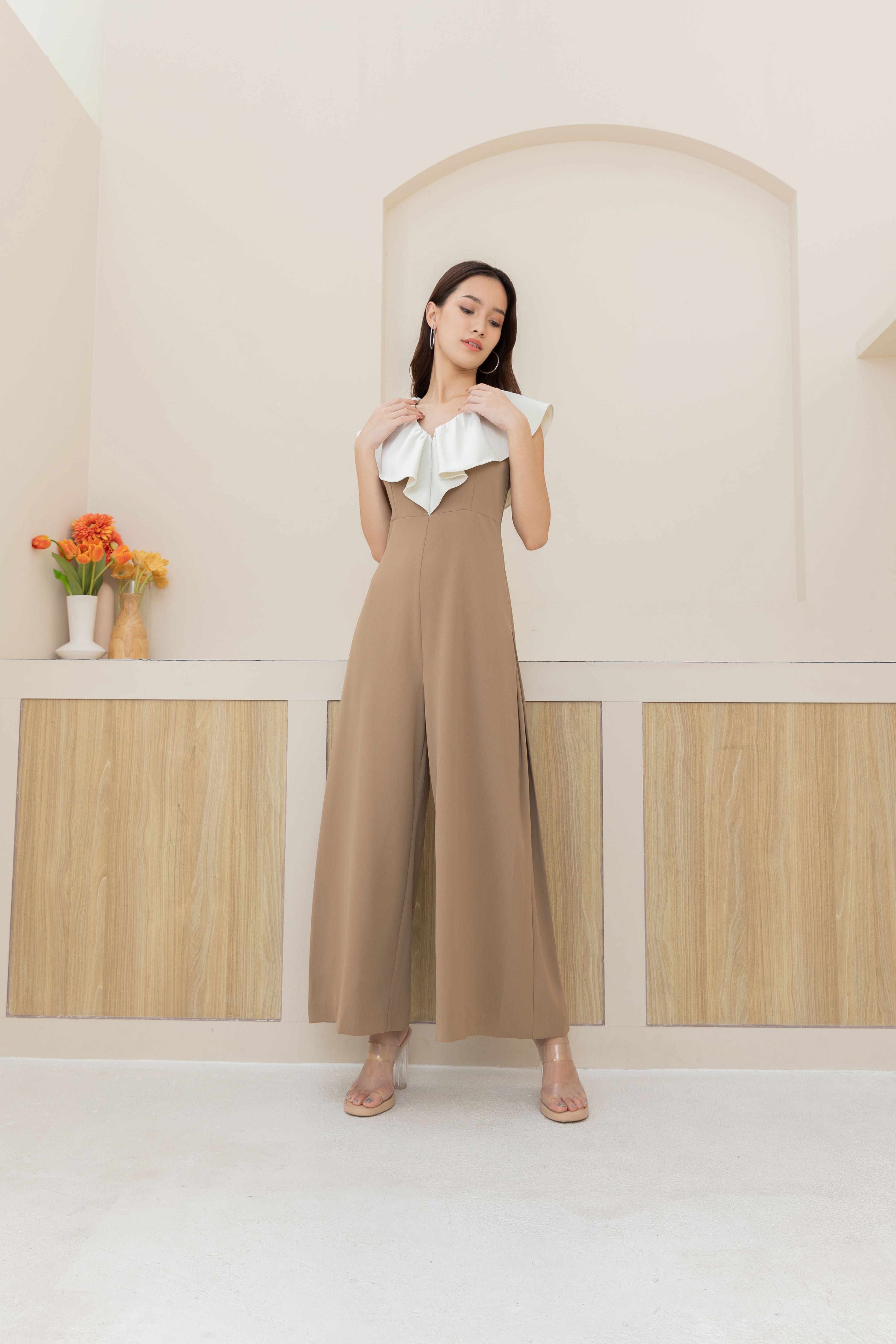 The line sale up ruffle jumpsuit
