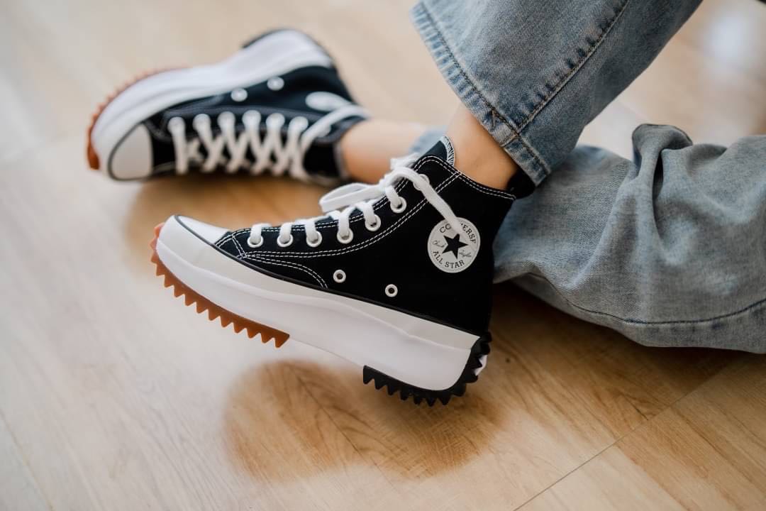 CONVERSE RUN STAR HIKE HI Black LINE SHOPPING