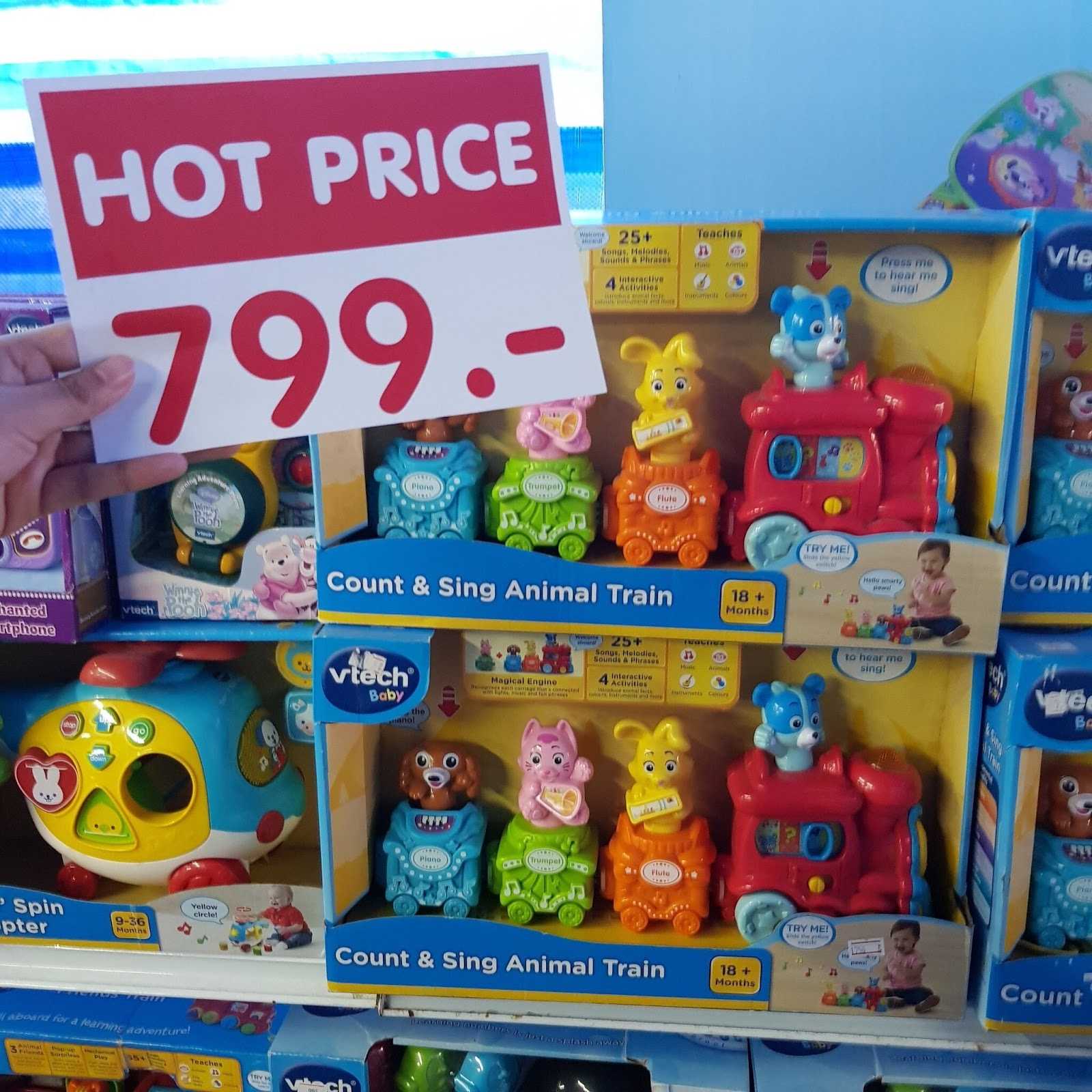Vtech connect and sing best sale animal train