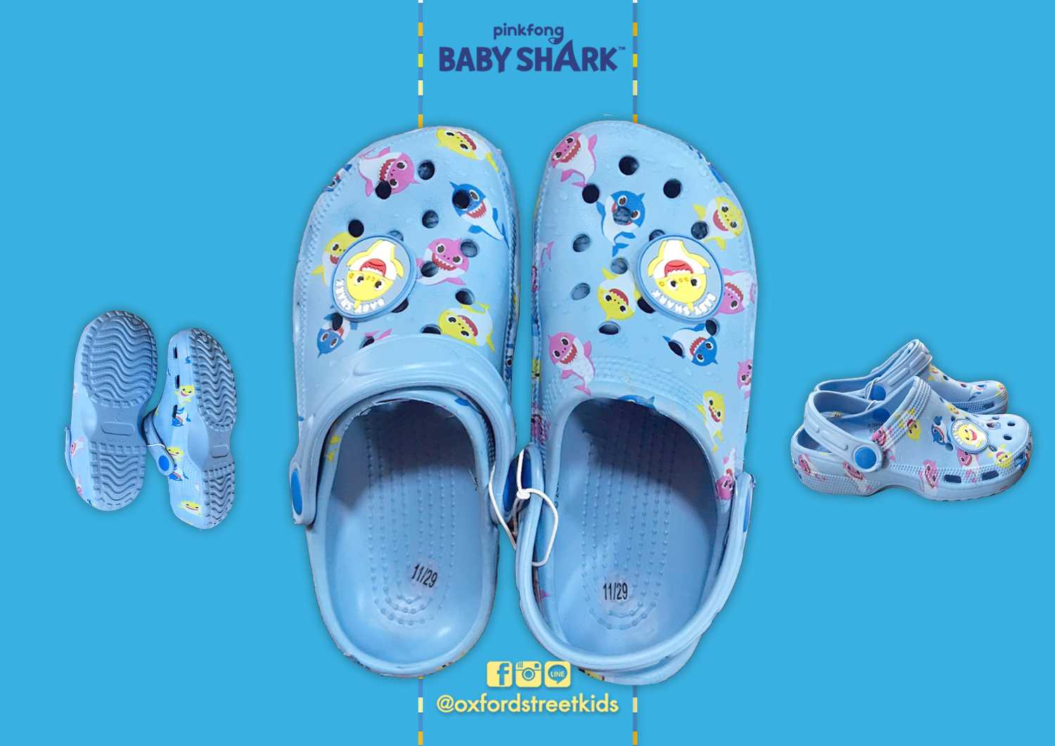 Baby sales shark clogs