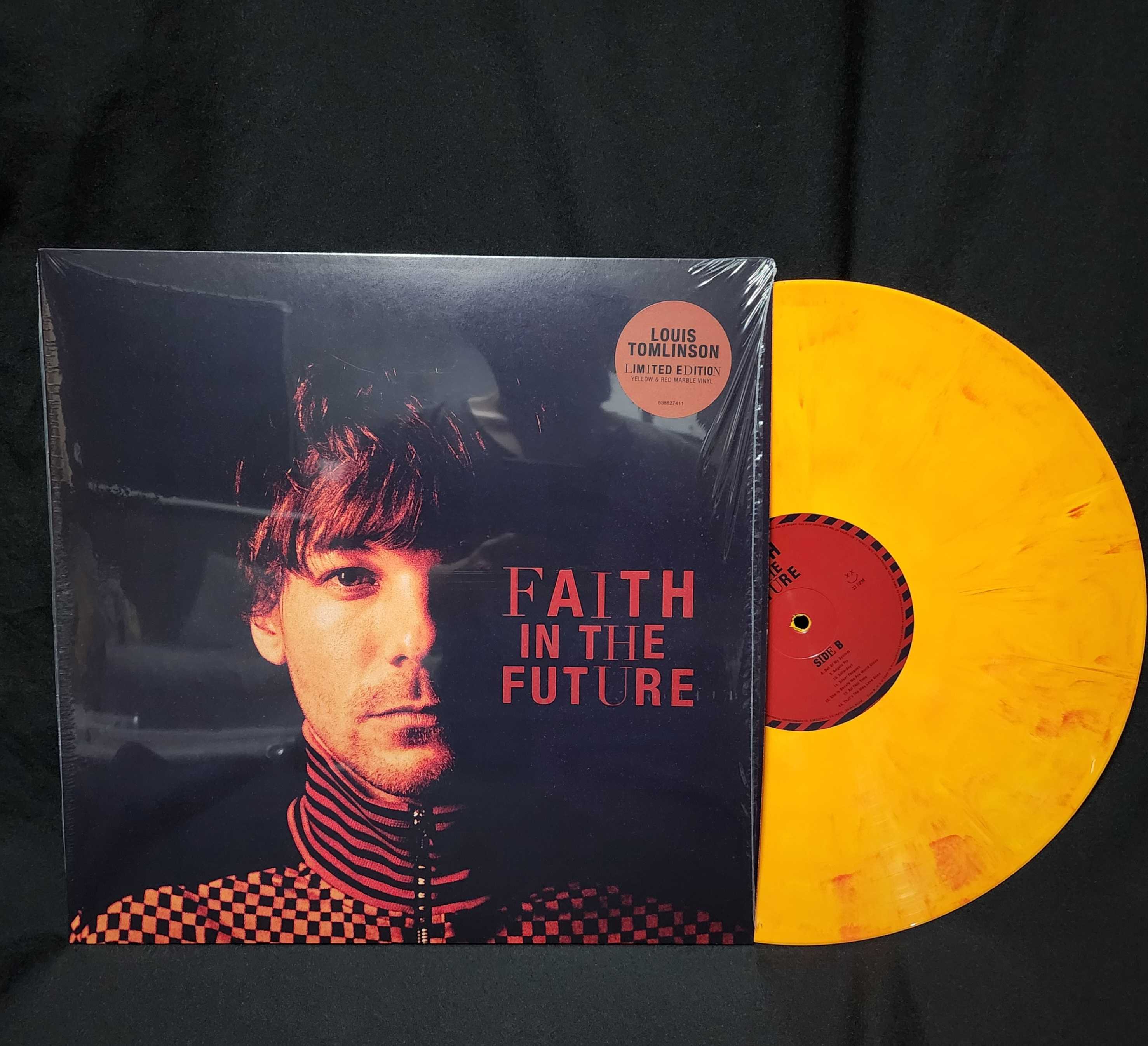 Louis Tomlinson Faith In The Future Exclusive  Yellow Red Marble  Vinyl LP