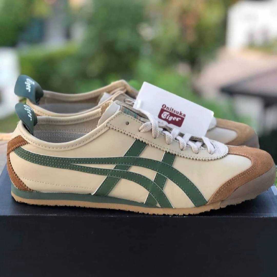 Onitsuka tiger mexico 66 beige grass green on sale
