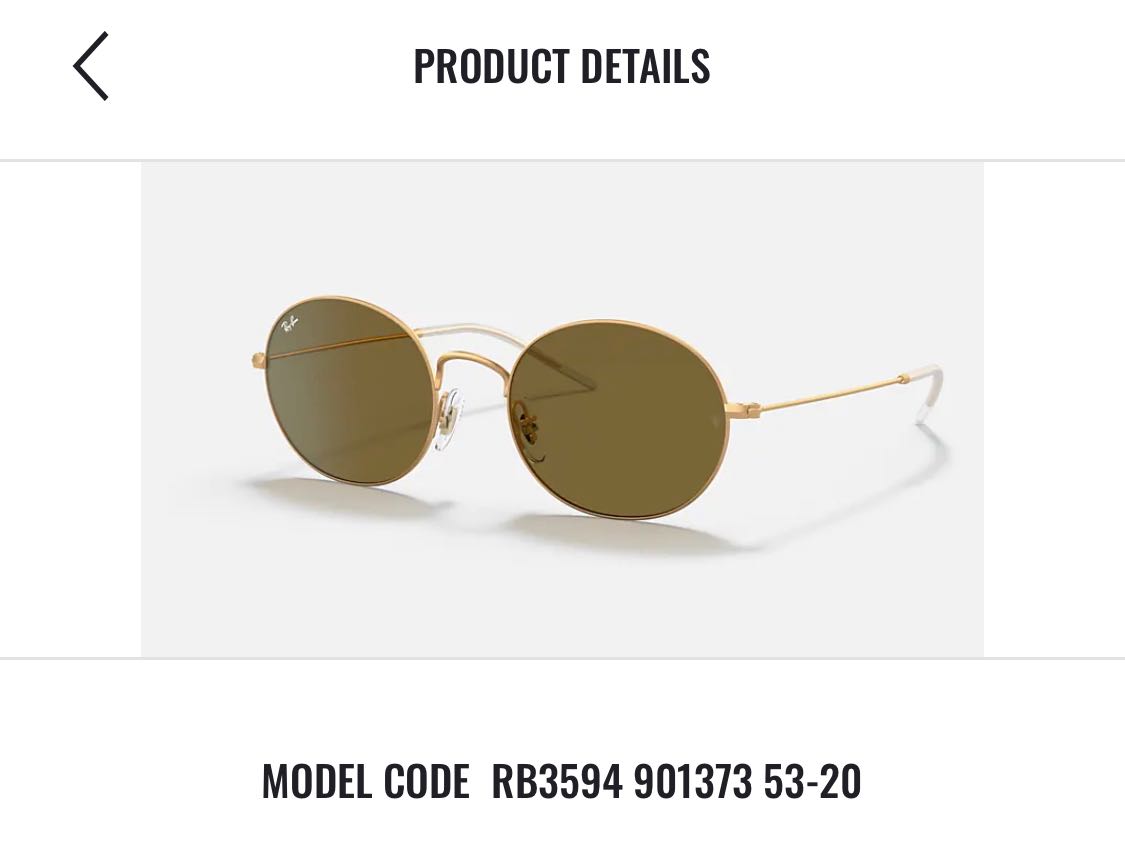 Ray ban shop size 53