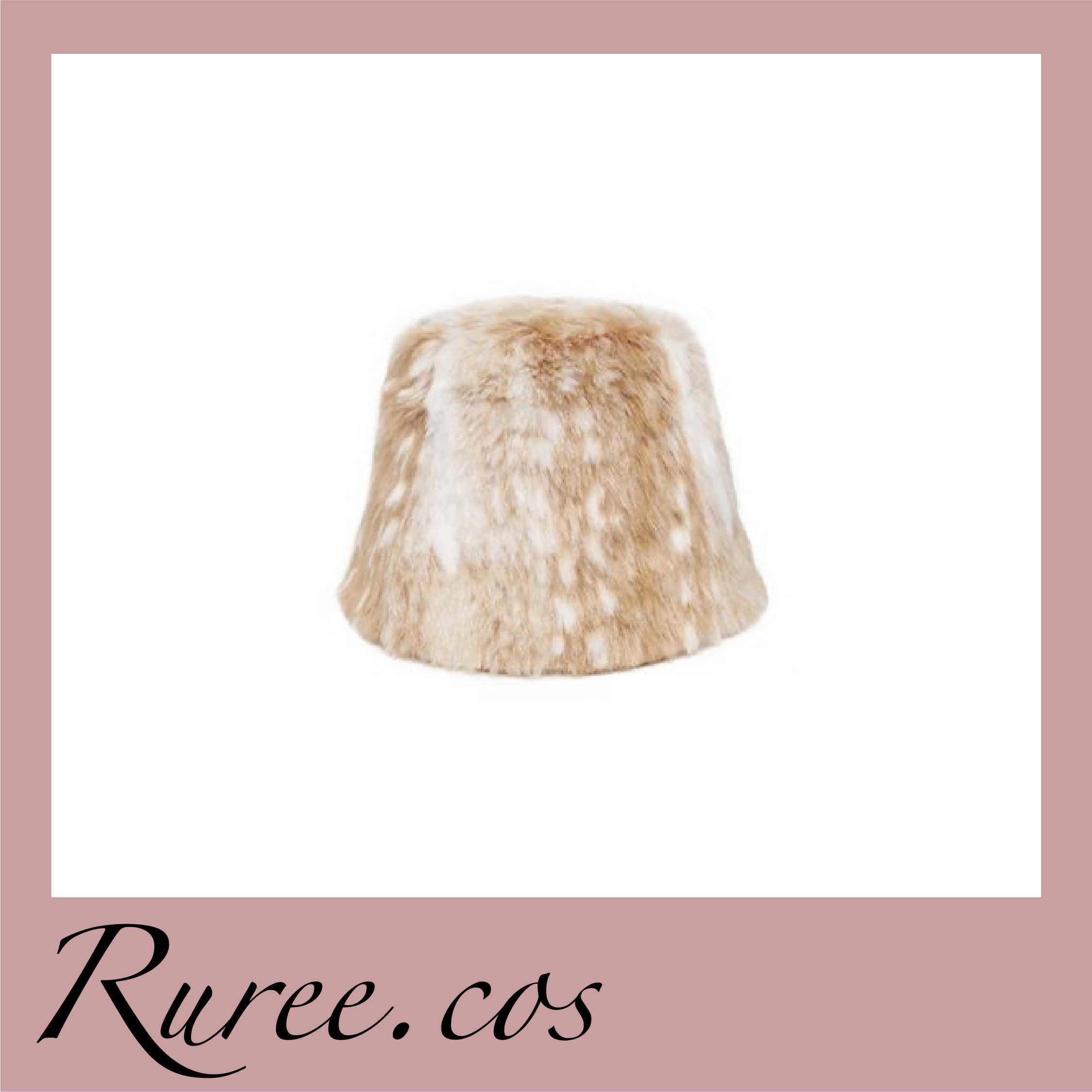AwesomeNeeds - Fur Lampshade Hat | LINE SHOPPING