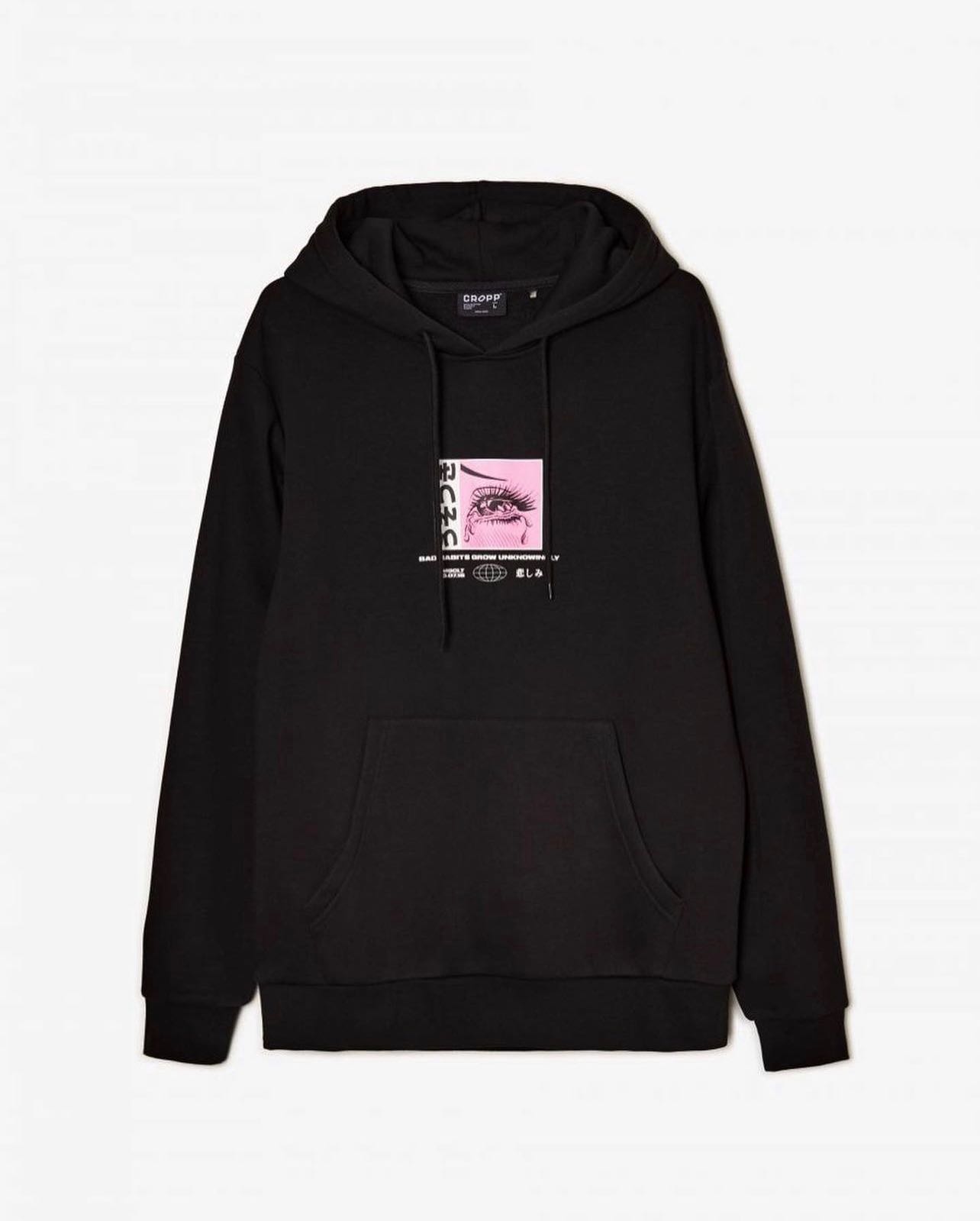 CROPP HOODIE bad habit SALE LINE SHOPPING