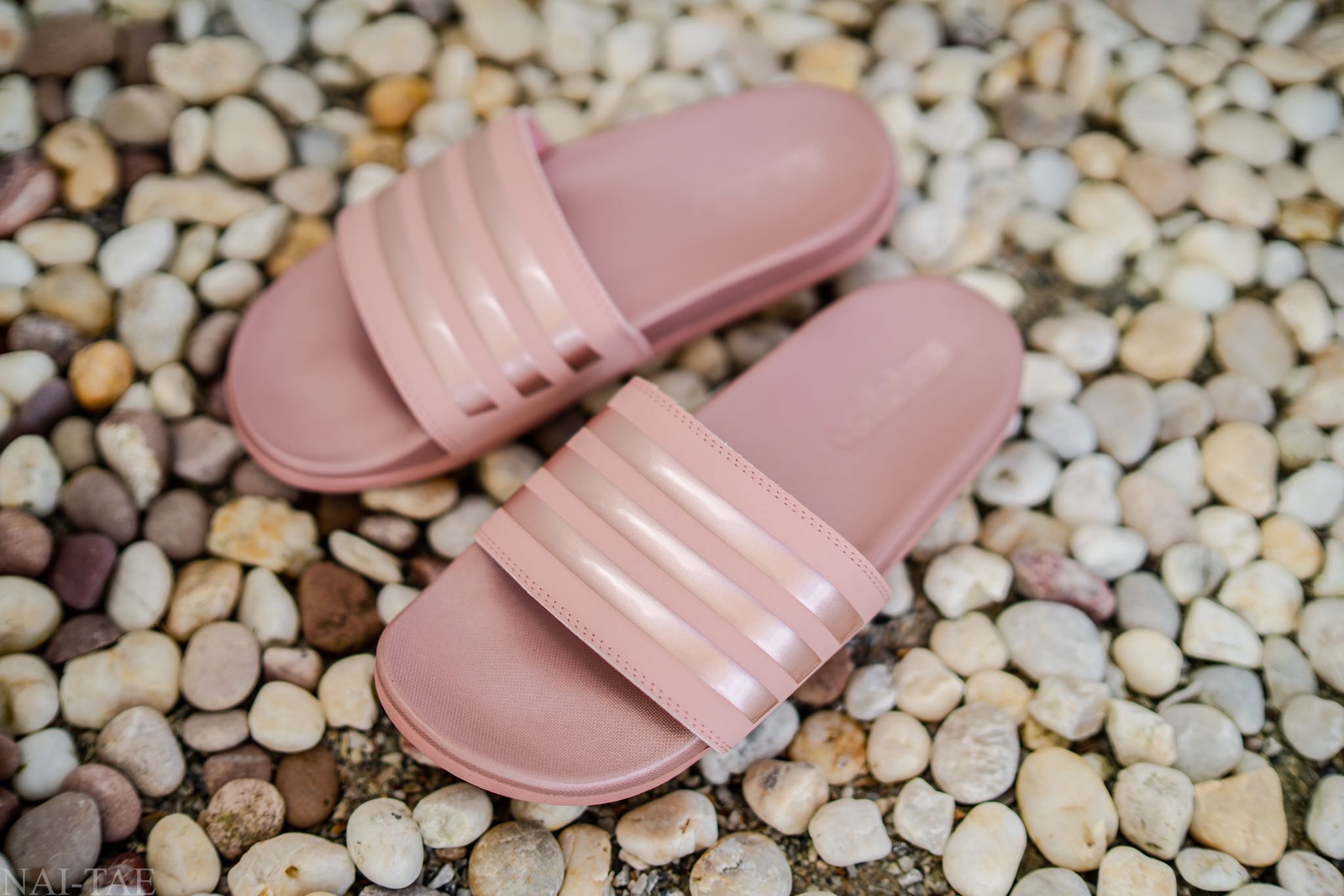 Adilette aqua best sale slides dust pink