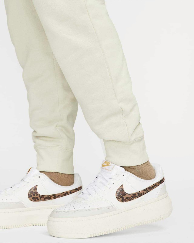 Nike essential tight fit fleece joggers in off white LINE SHOPPING