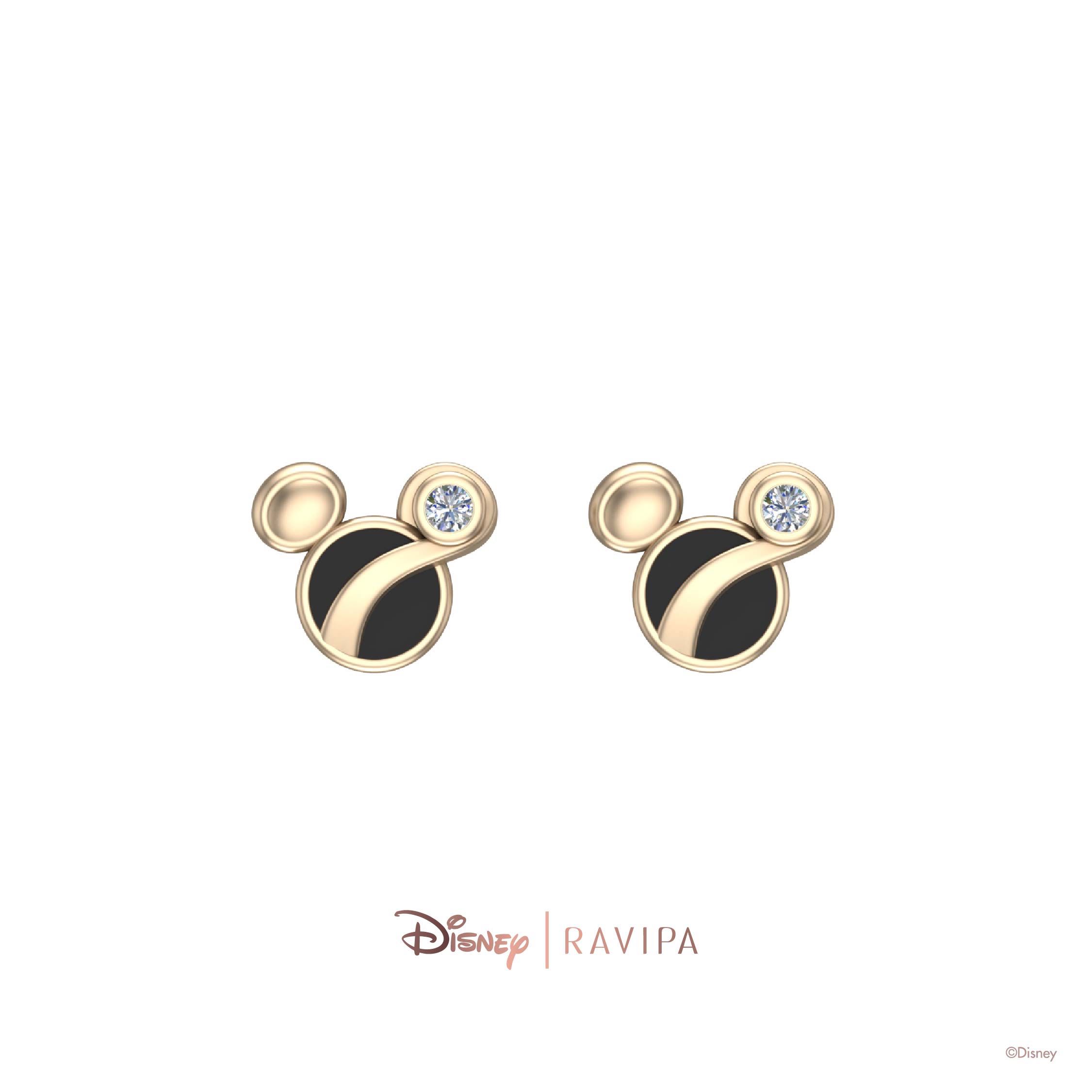 Mickey diamond earrings on sale