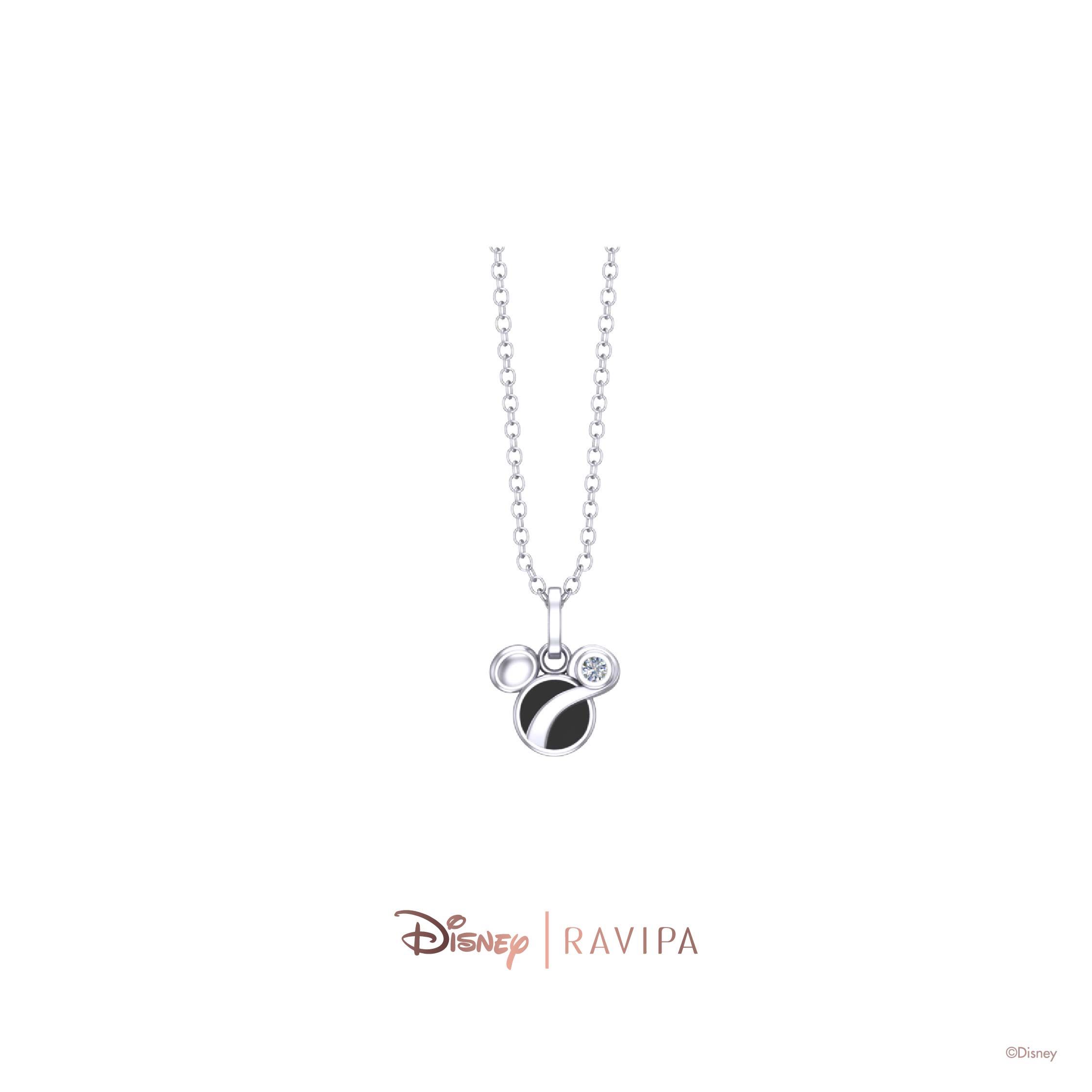 Mickey mouse diamond necklace outlet