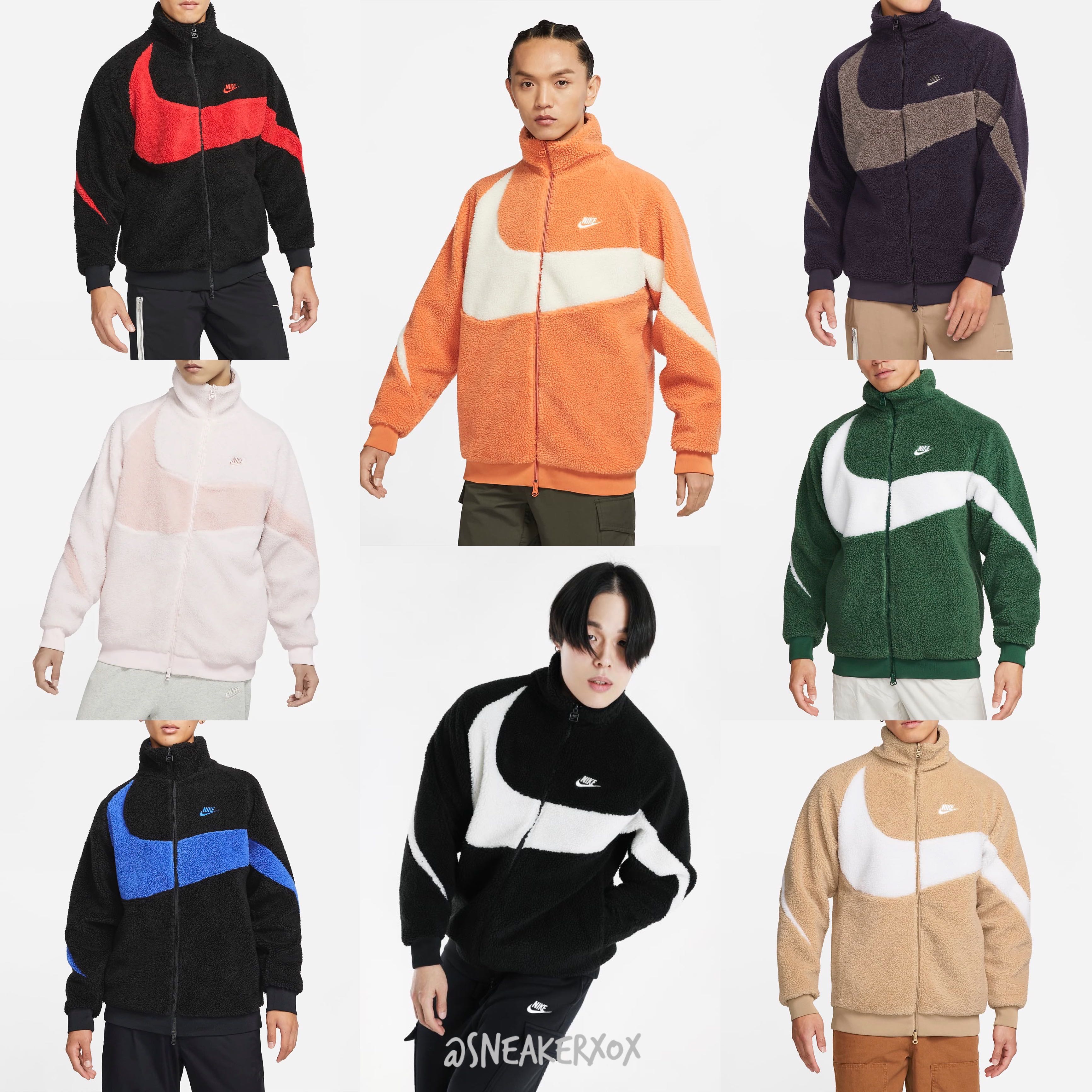 Nike swoosh jacket full zip best sale