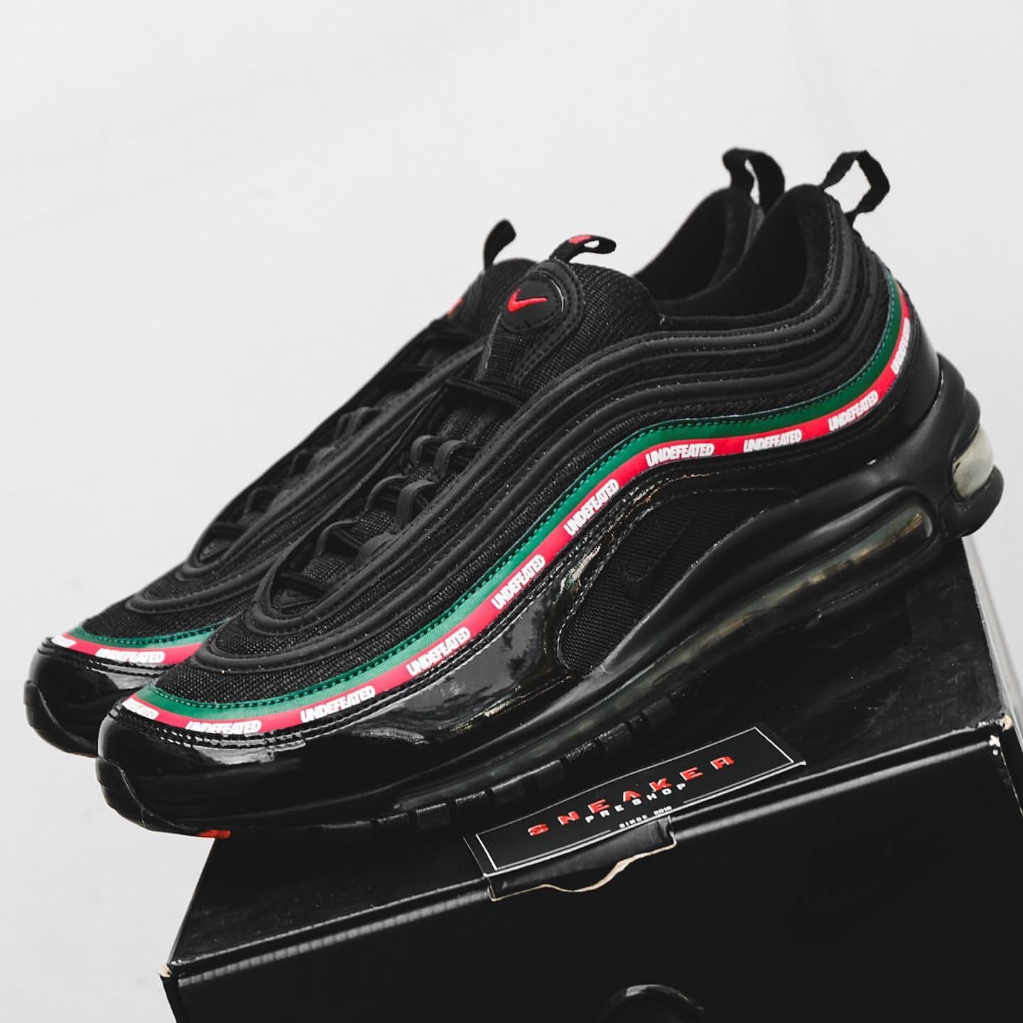 NIKE AIR MAX 97 OG UNDEFEATED BLACK 28cm