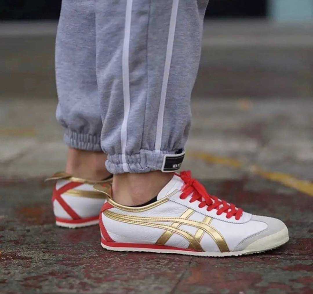 Onitsuka Tiger Mexico 66 White Pure Gold LINE SHOPPING