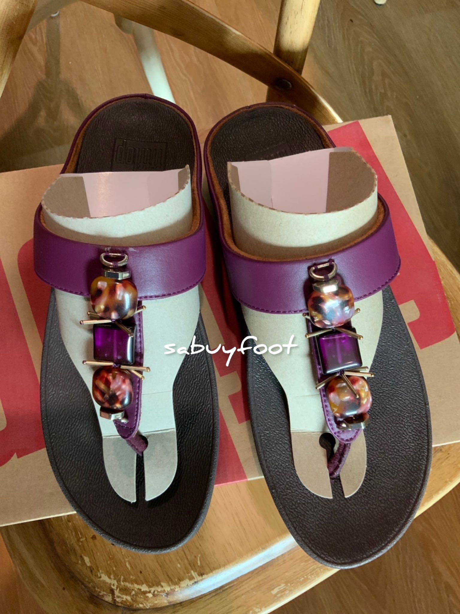 Fitflop fino best sale blossom toe thong