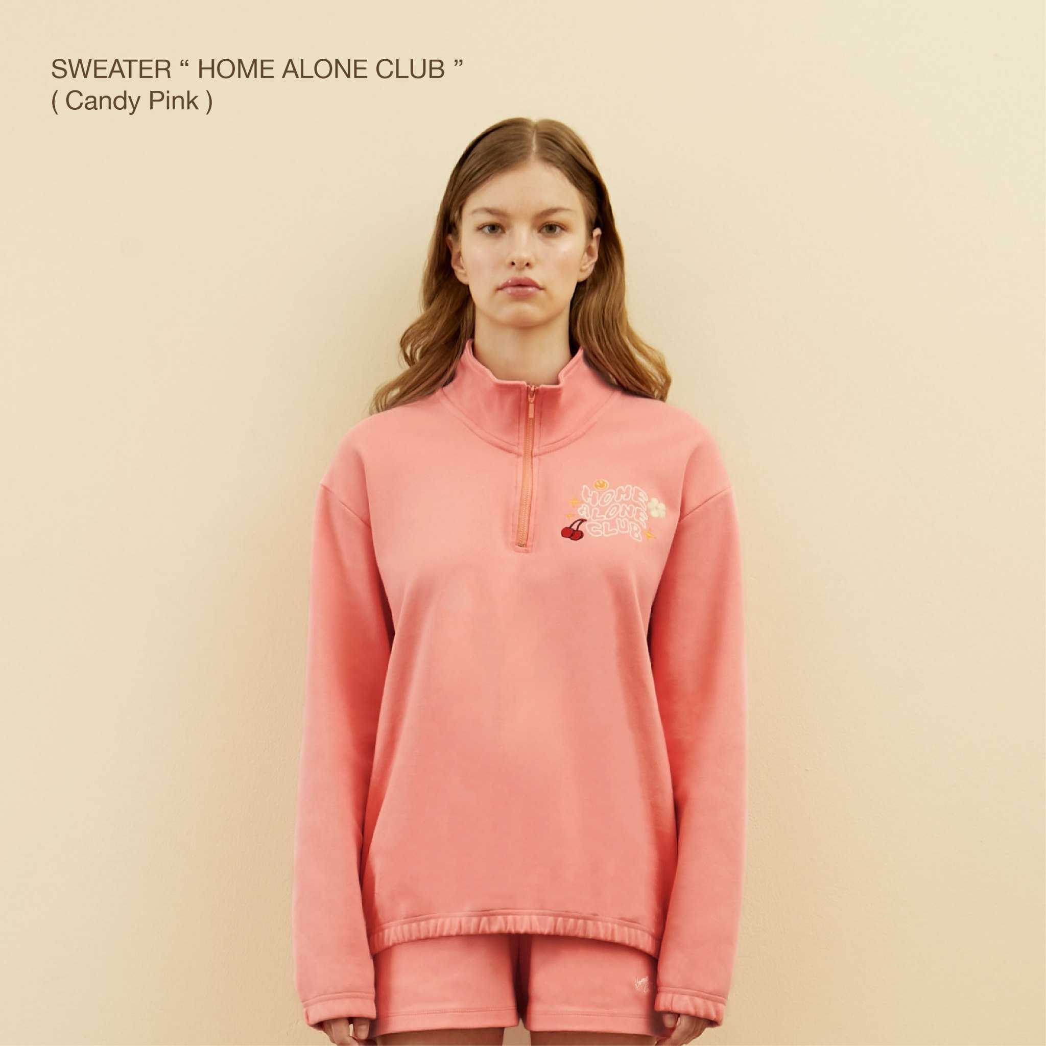 SWEATER HOME ALONE CLUB (Candy Pink) | LINE SHOPPING