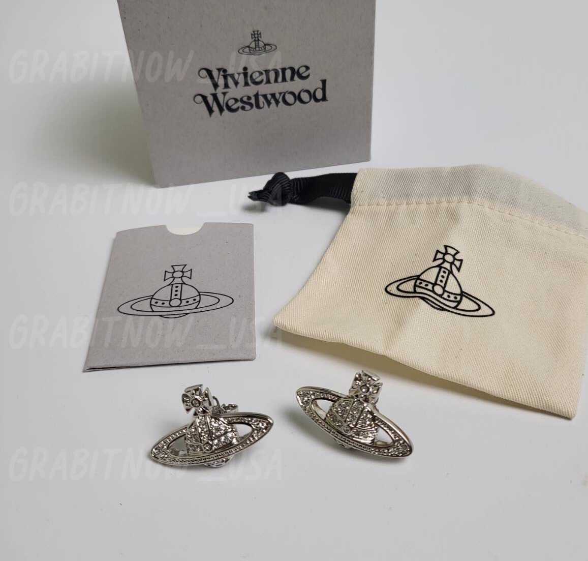 Vivienne westwood mini bas on sale relief earrings