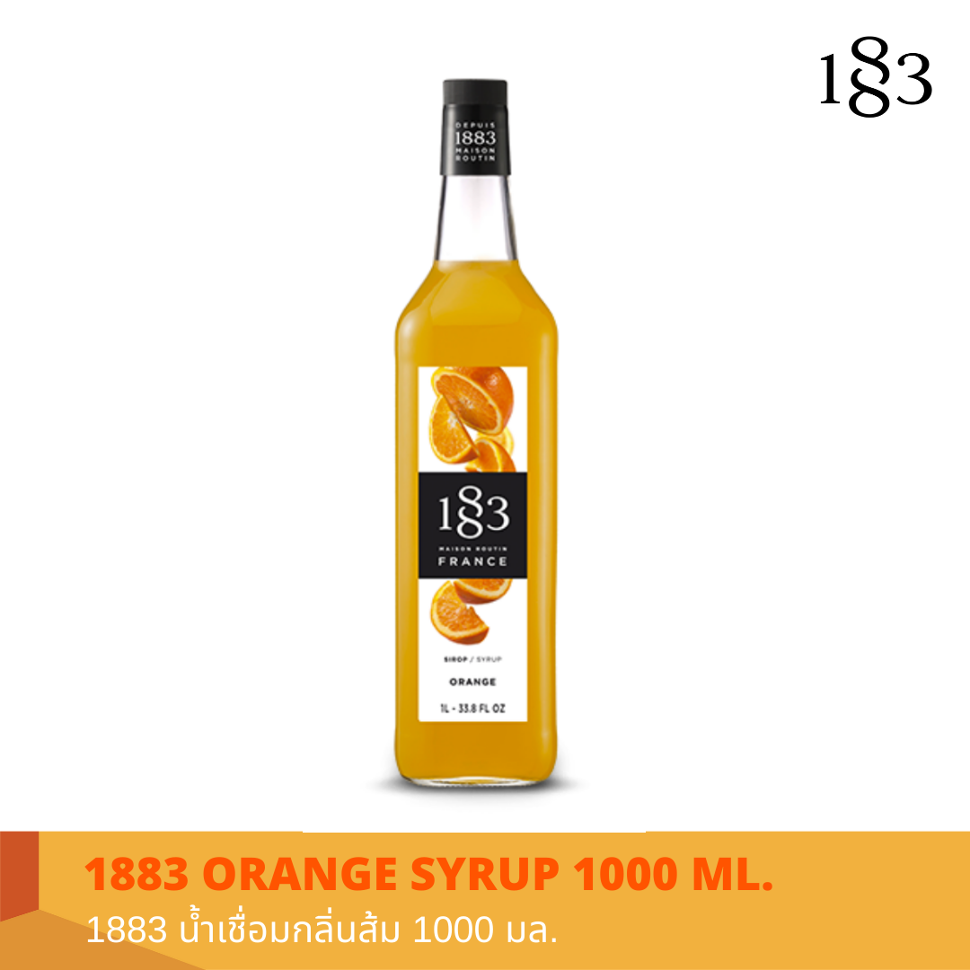 1883 ORANGE FLAVORED SYRUP 1000 ml. LINE SHOPPING