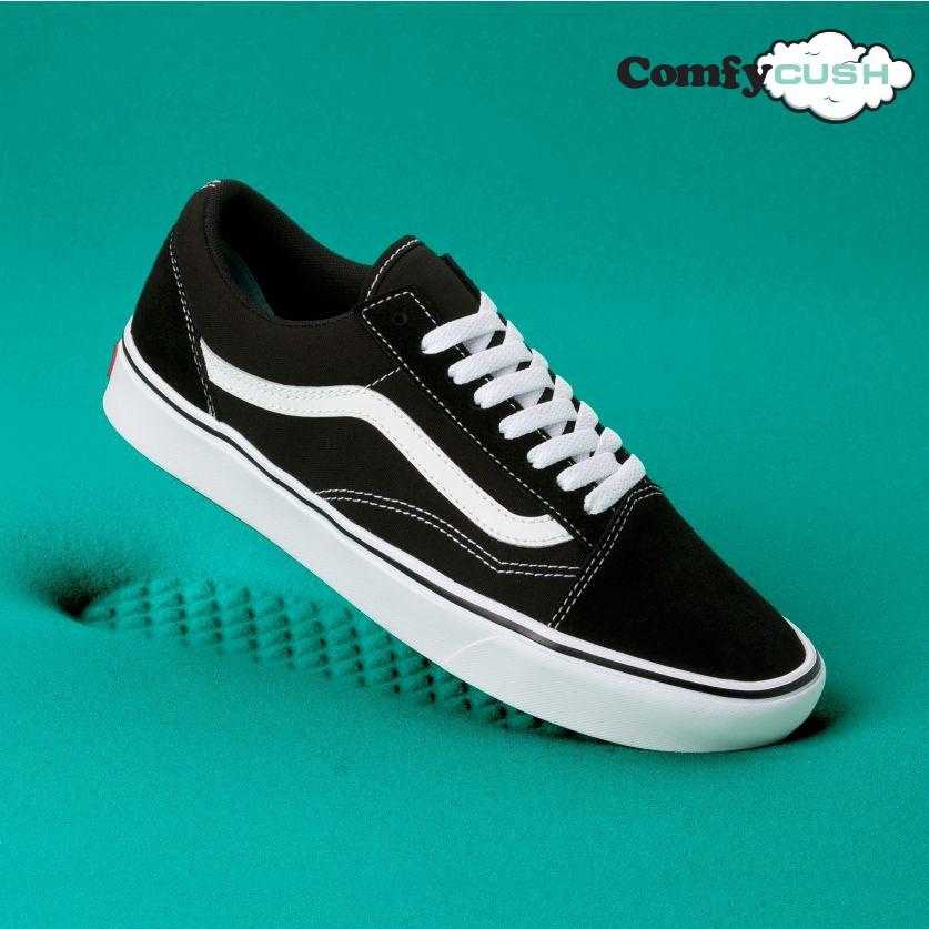 Old Skool ComfyCush Black True White