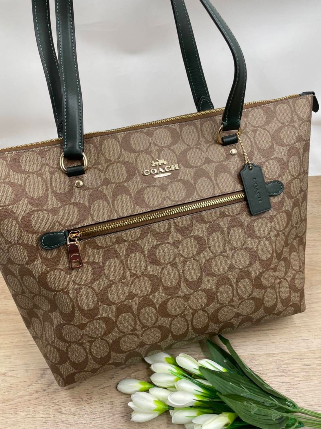 Coach gallery tote size sales