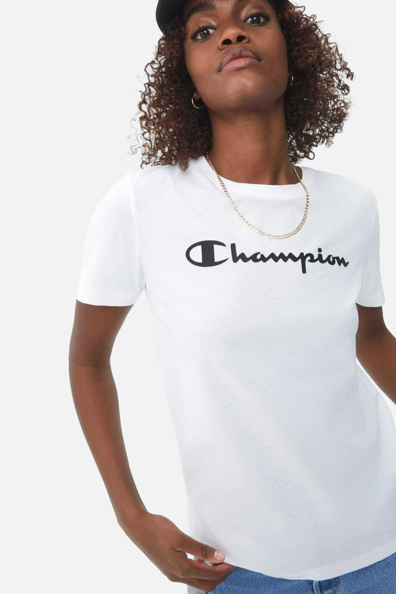 Champion big 2025 script tee