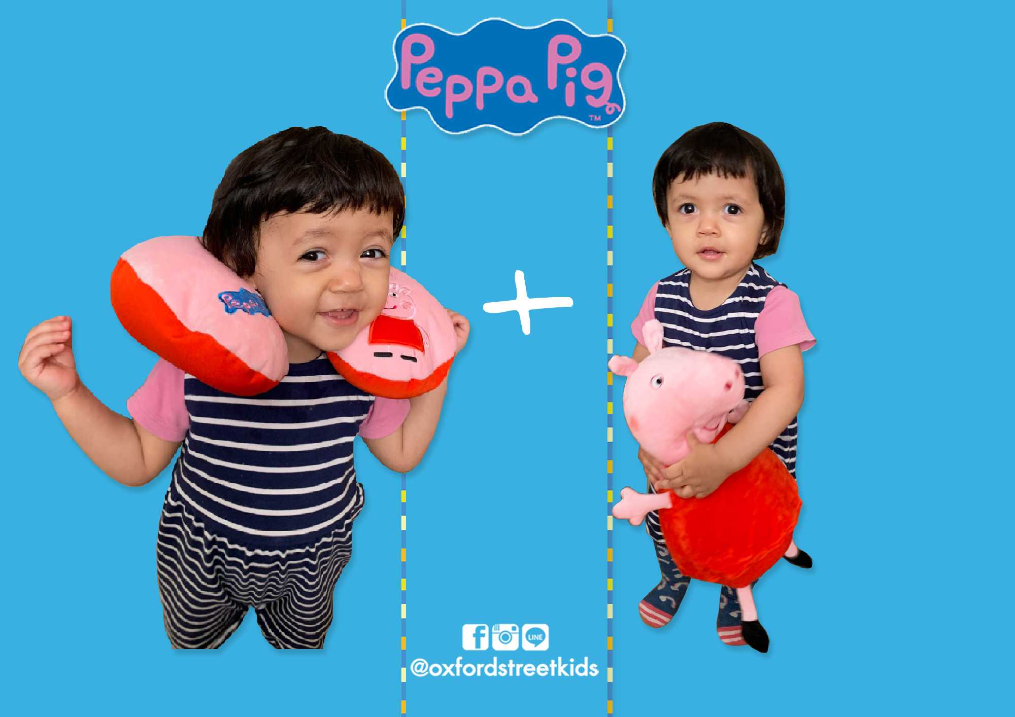 Peppa Pig Reversible Travel Pillow 2