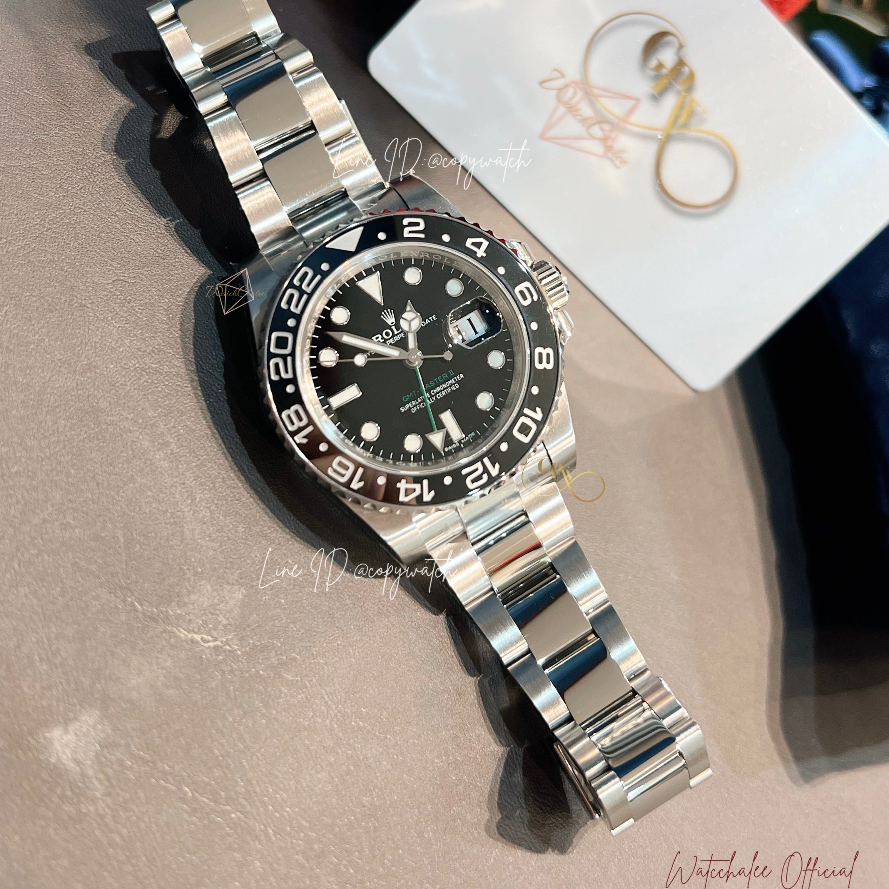 Gmt master discount green hand