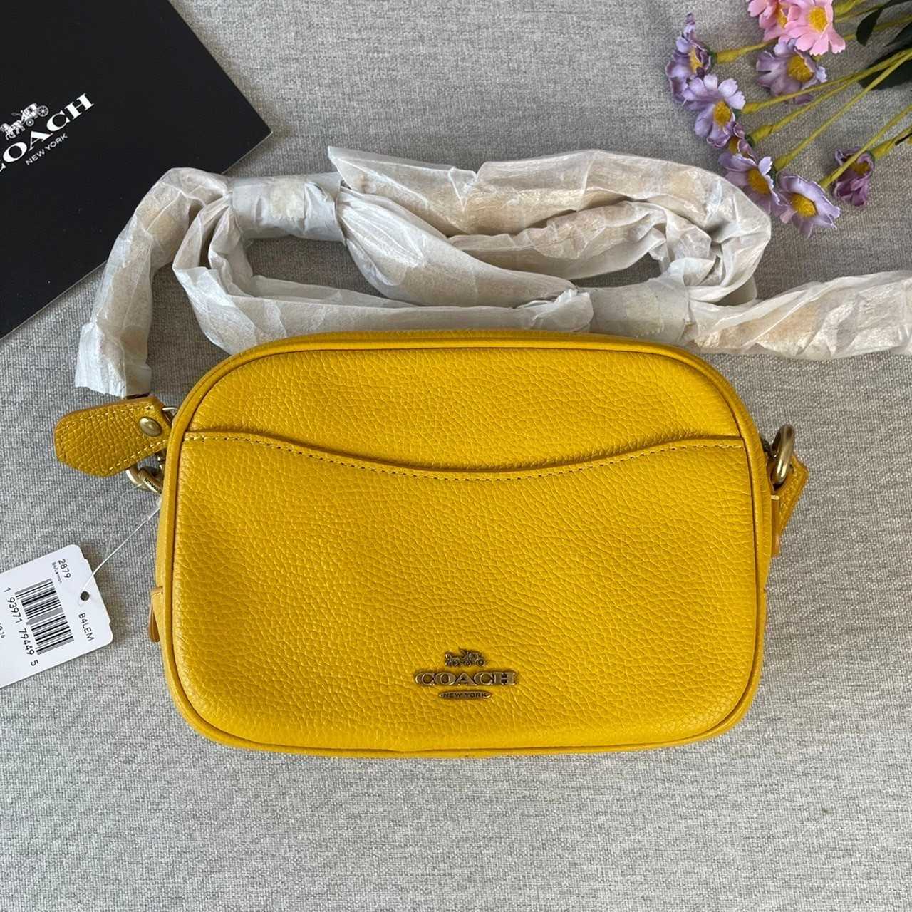 COACH Camera Bag in Yellow