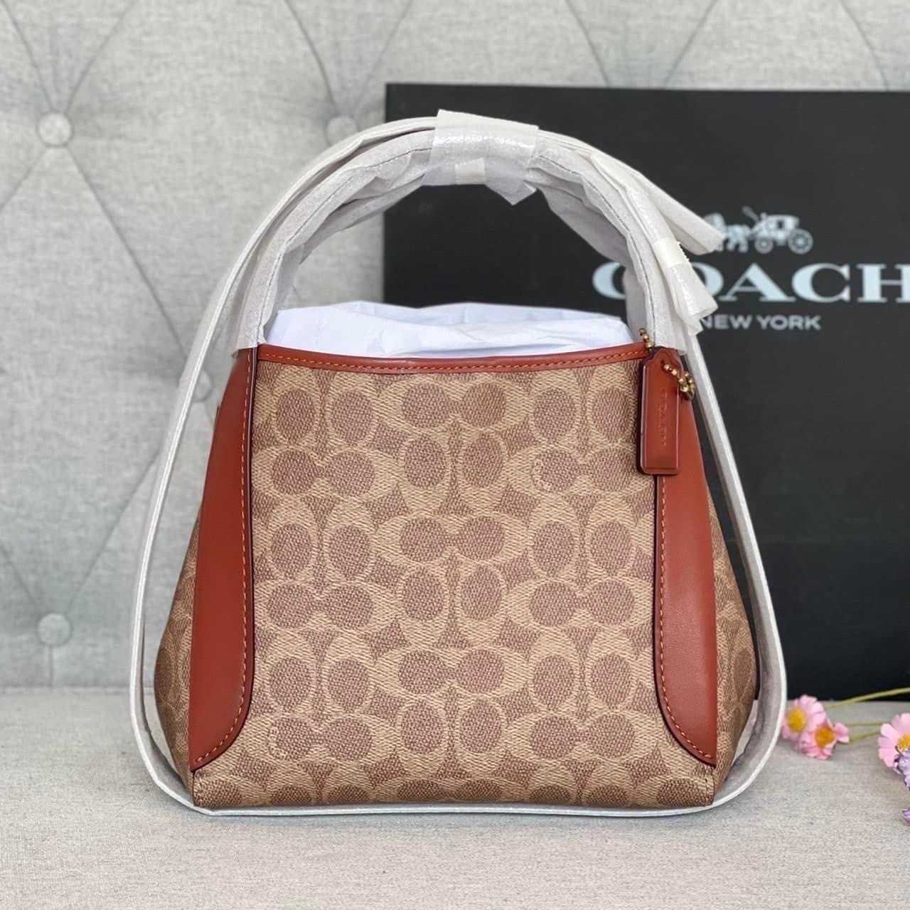 Coach Hadley Hobo 21 In Signature Canvas 79251 LINE SHOPPING