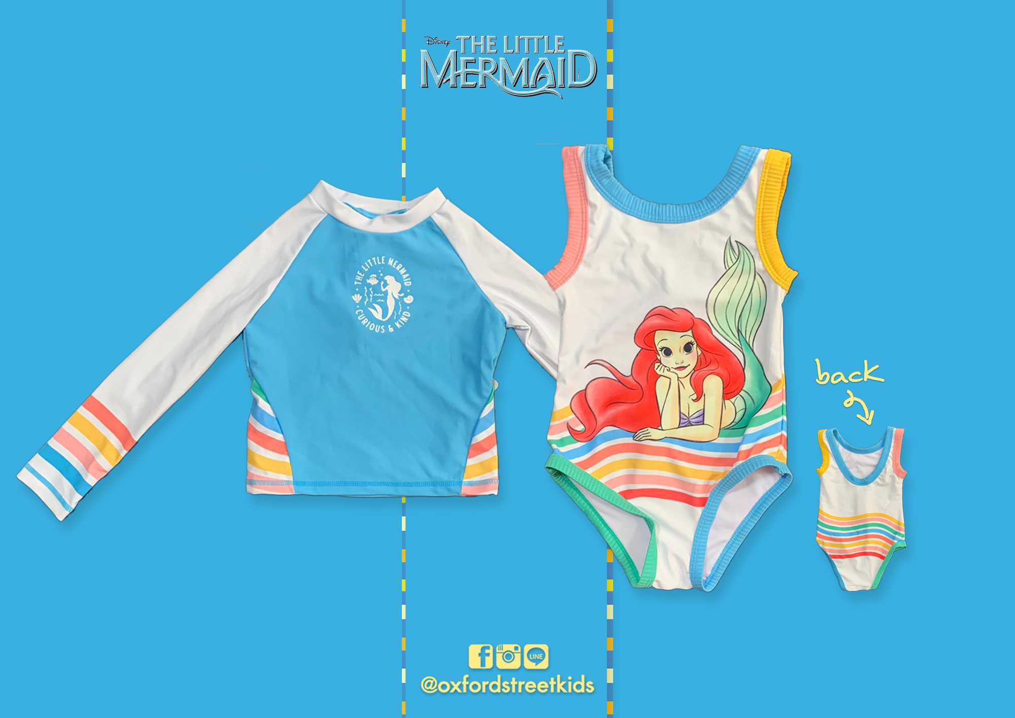 The little cheap mermaid swimming costume