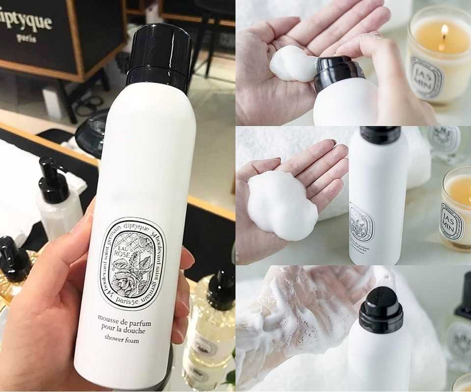 Diptyque eau rose shower foam clearance