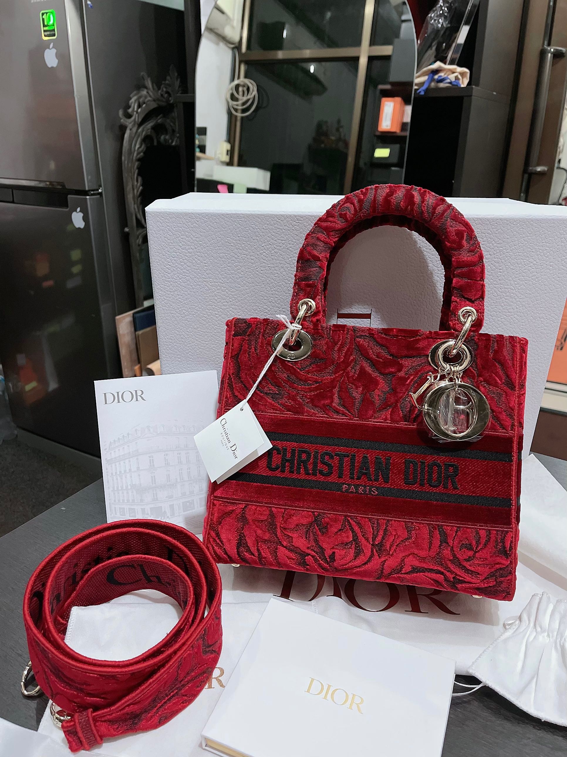 Lady dior outlet velvet