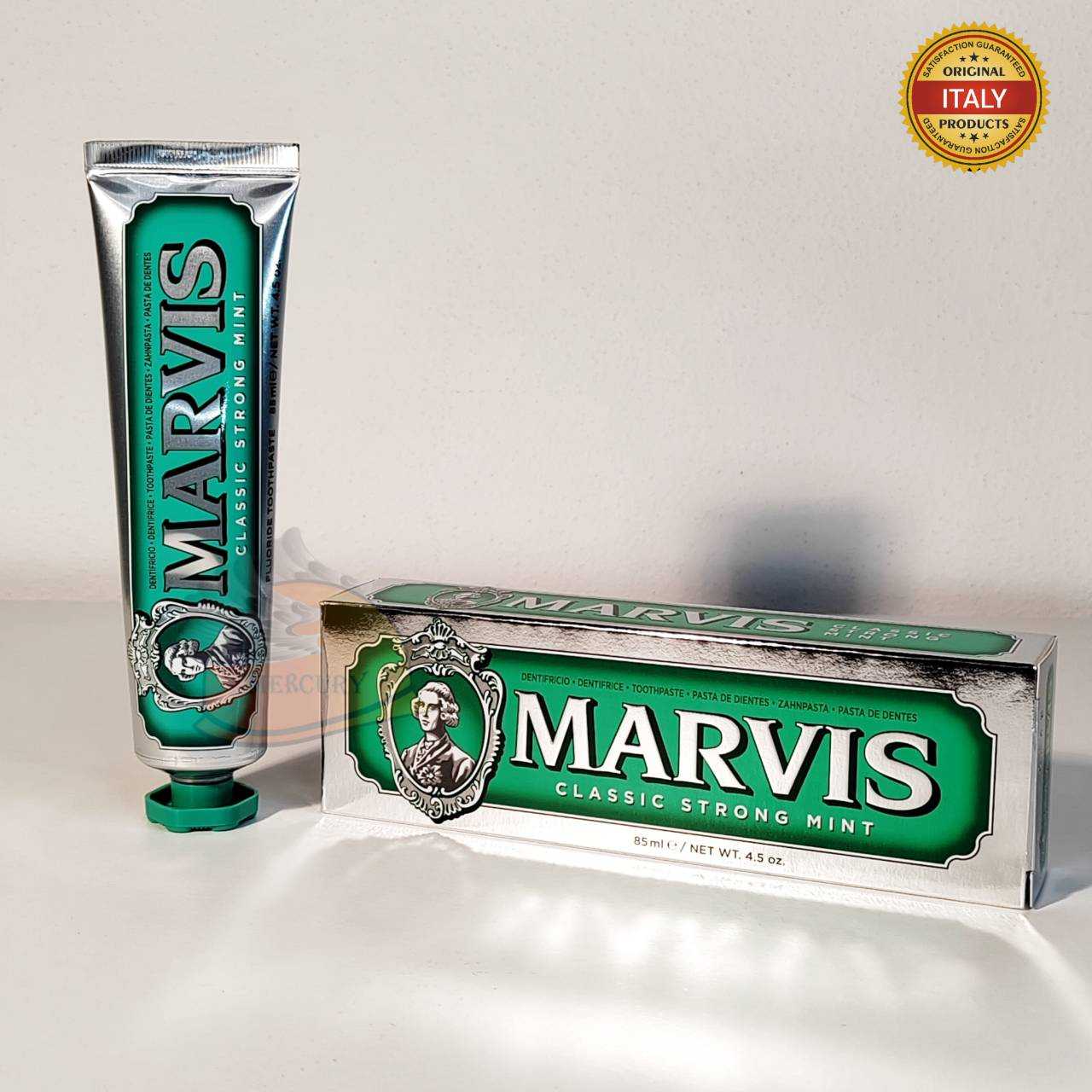 Marvis Toothpaste Italy ยาสีฟันมาร์วิส,มาร์วิซอิตาลี ราคา 1 กล่อง/รส มี ...