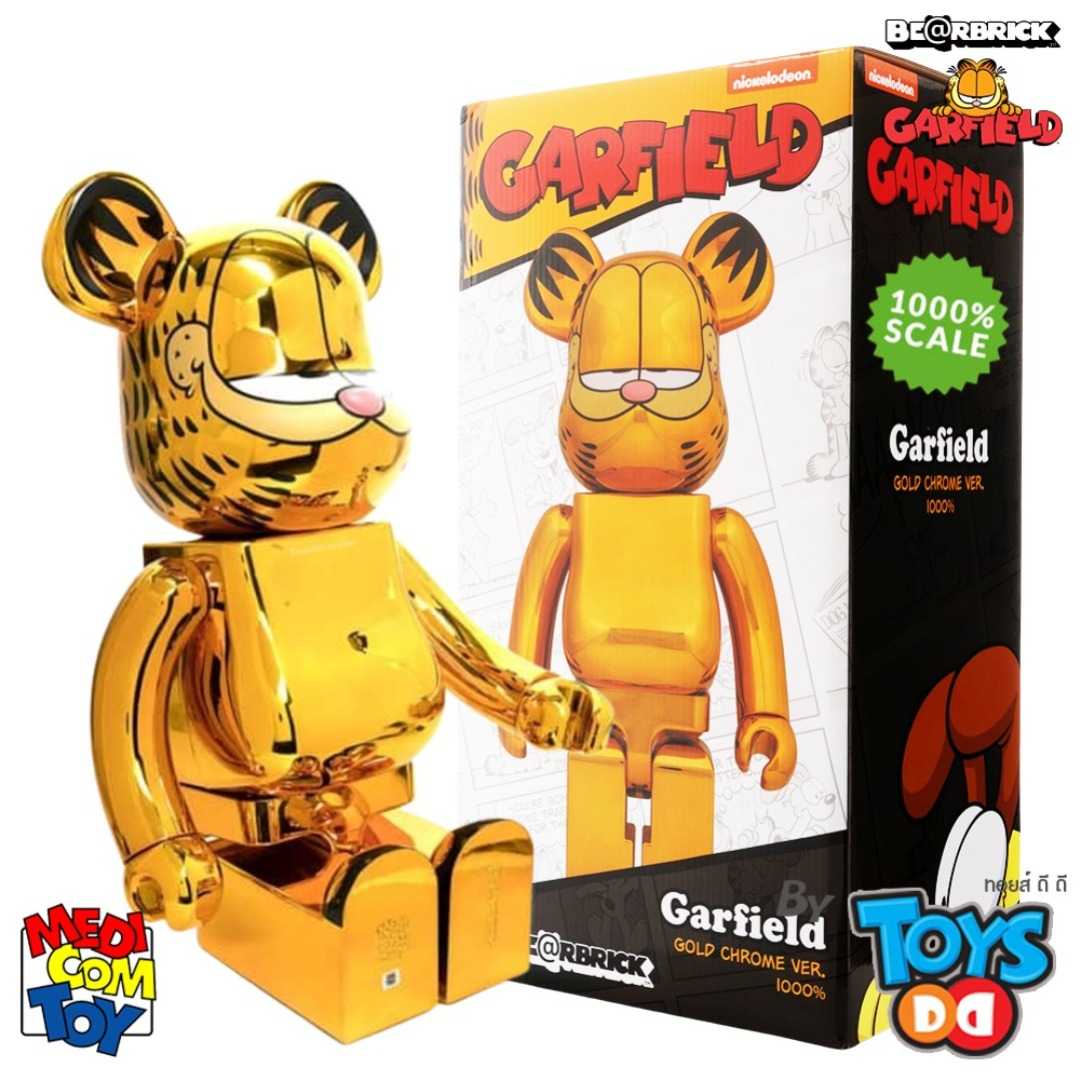 BE@RBRICK GARFIELD GOLD CHROME Version 1000% | LINE SHOPPING