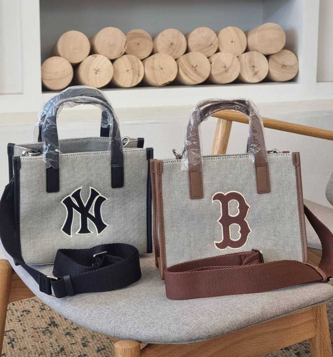 Baseball canvas tote discount