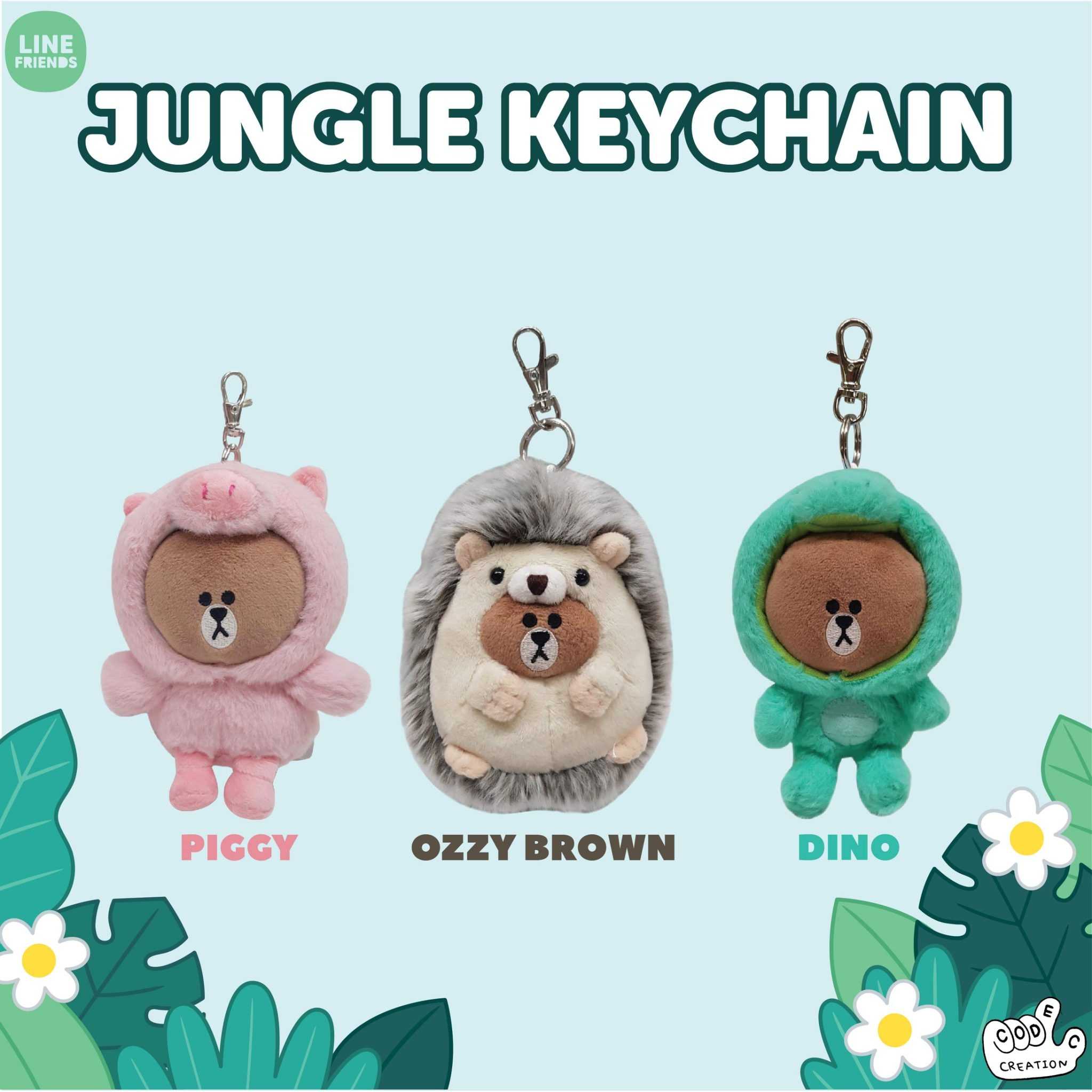 Line friends keychain top