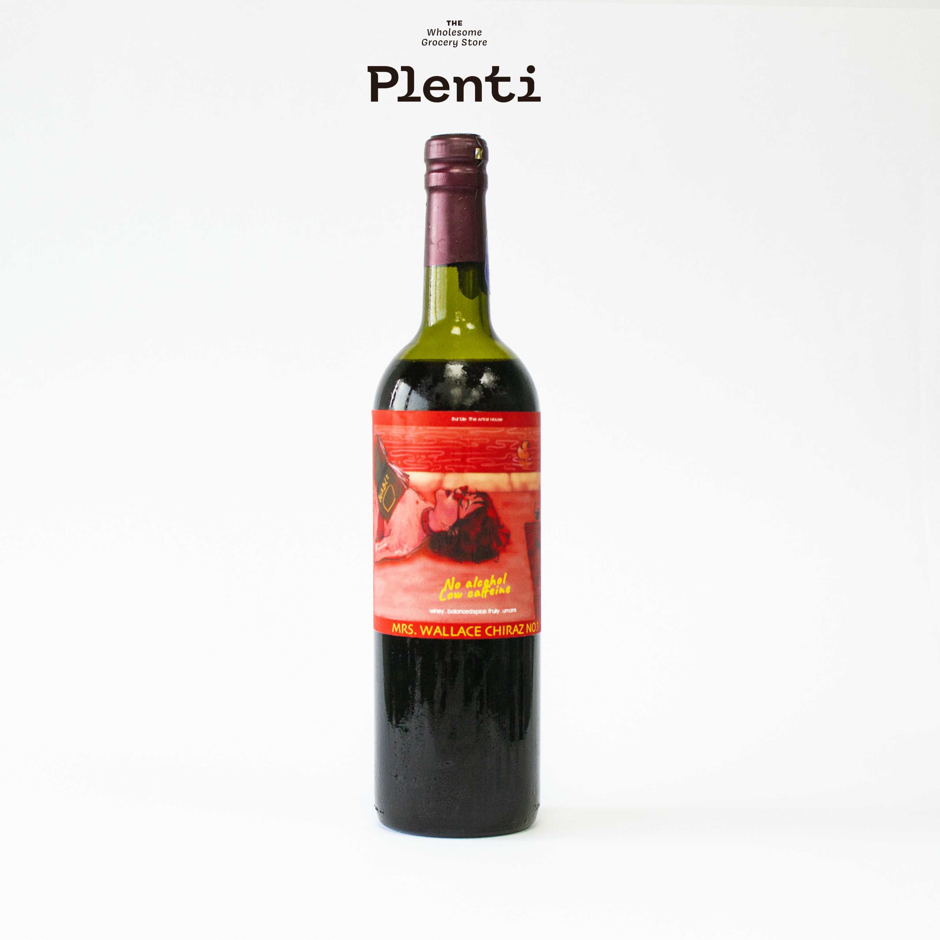blanding bypass Venture Non-Alcoholic Sober Burgundy Wine - MRS.WALLACE CHIRAZ NO.1 | LINE SHOPPING