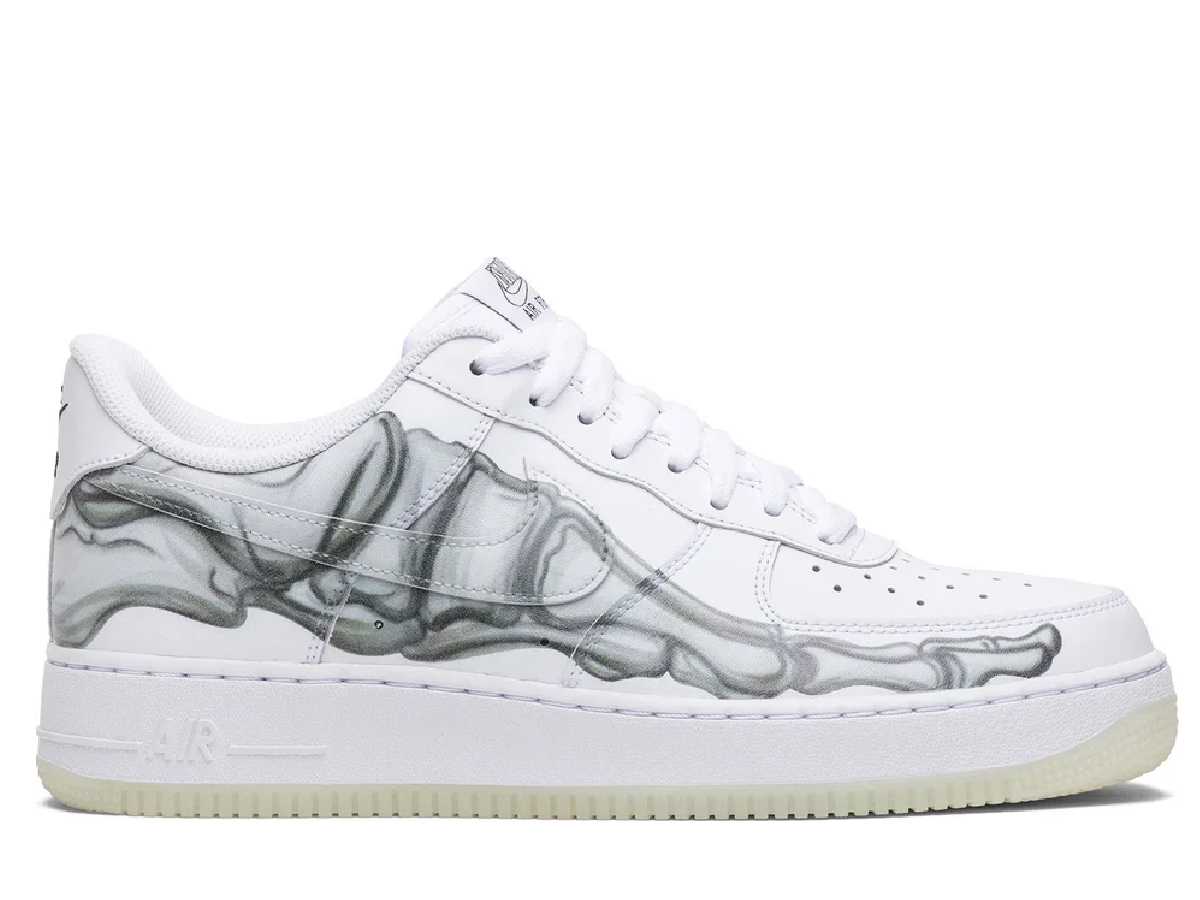 nike air force 1 low skeleton halloween